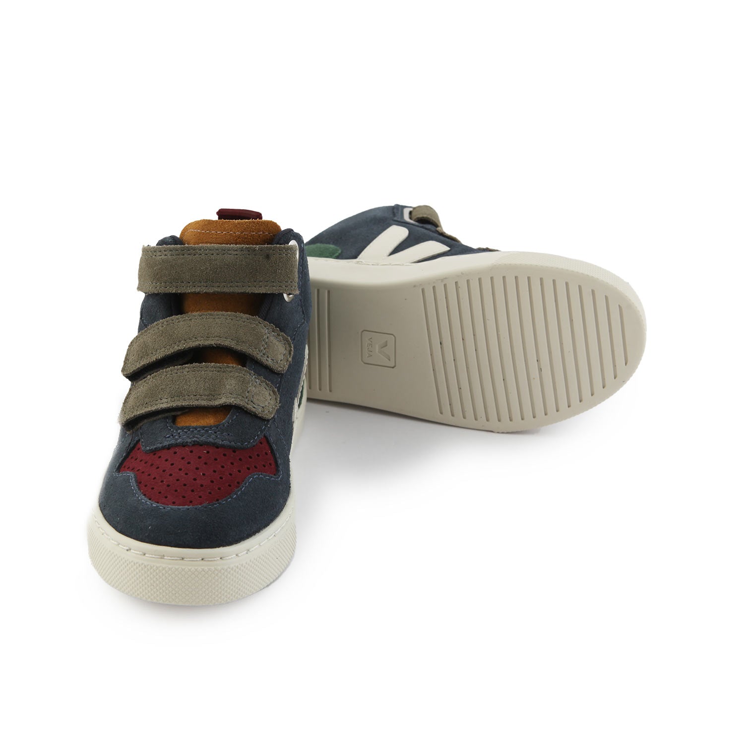 Sneaker V-10 Mid Suede blu Bambino e Bambina - annameglio.com abbigliamento moda