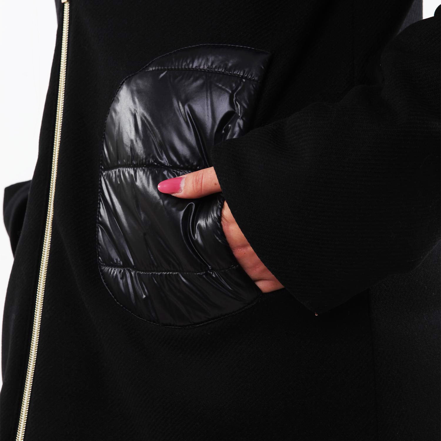 Cappotto ecowool Herno nero Ragazza - annameglio.com abbigliamento moda