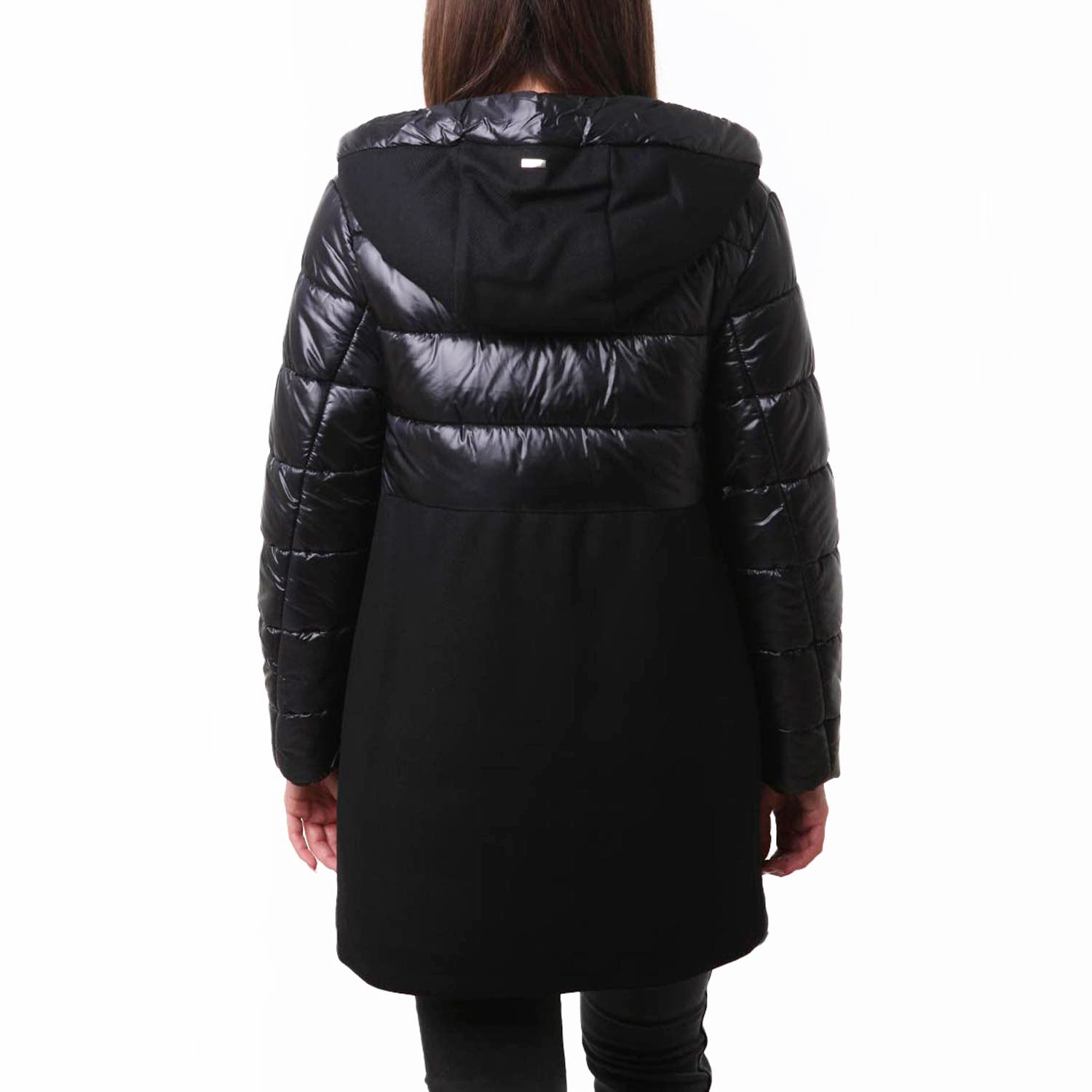 Parka nylon-ecowool Herno nero Ragazza - annameglio.com abbigliamento moda