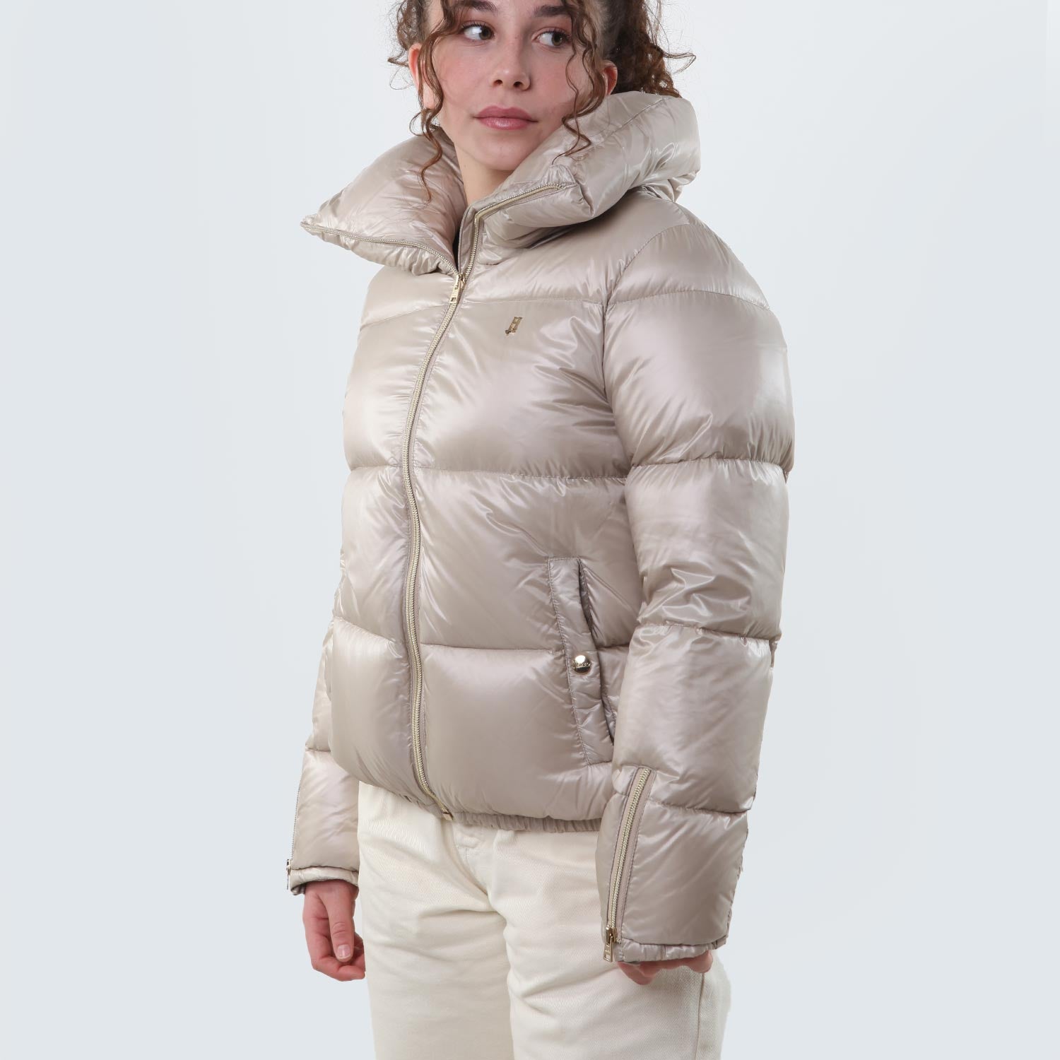 Piumino bomber Herno beige chantilly Ragazza - annameglio.com abbigliamento moda
