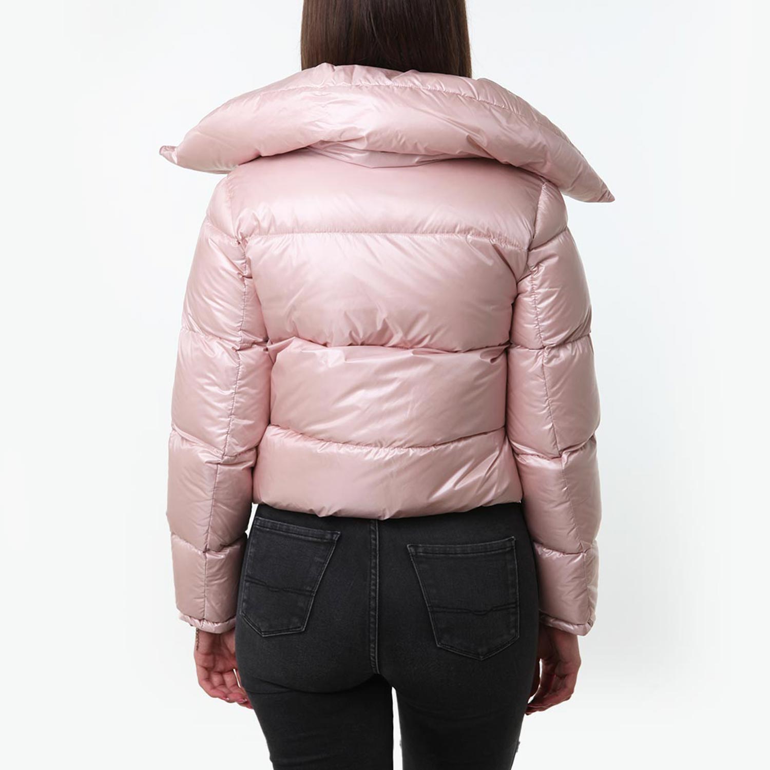 Piumino bomber Herno rosa chiaro Ragazza - annameglio.com abbigliamento moda