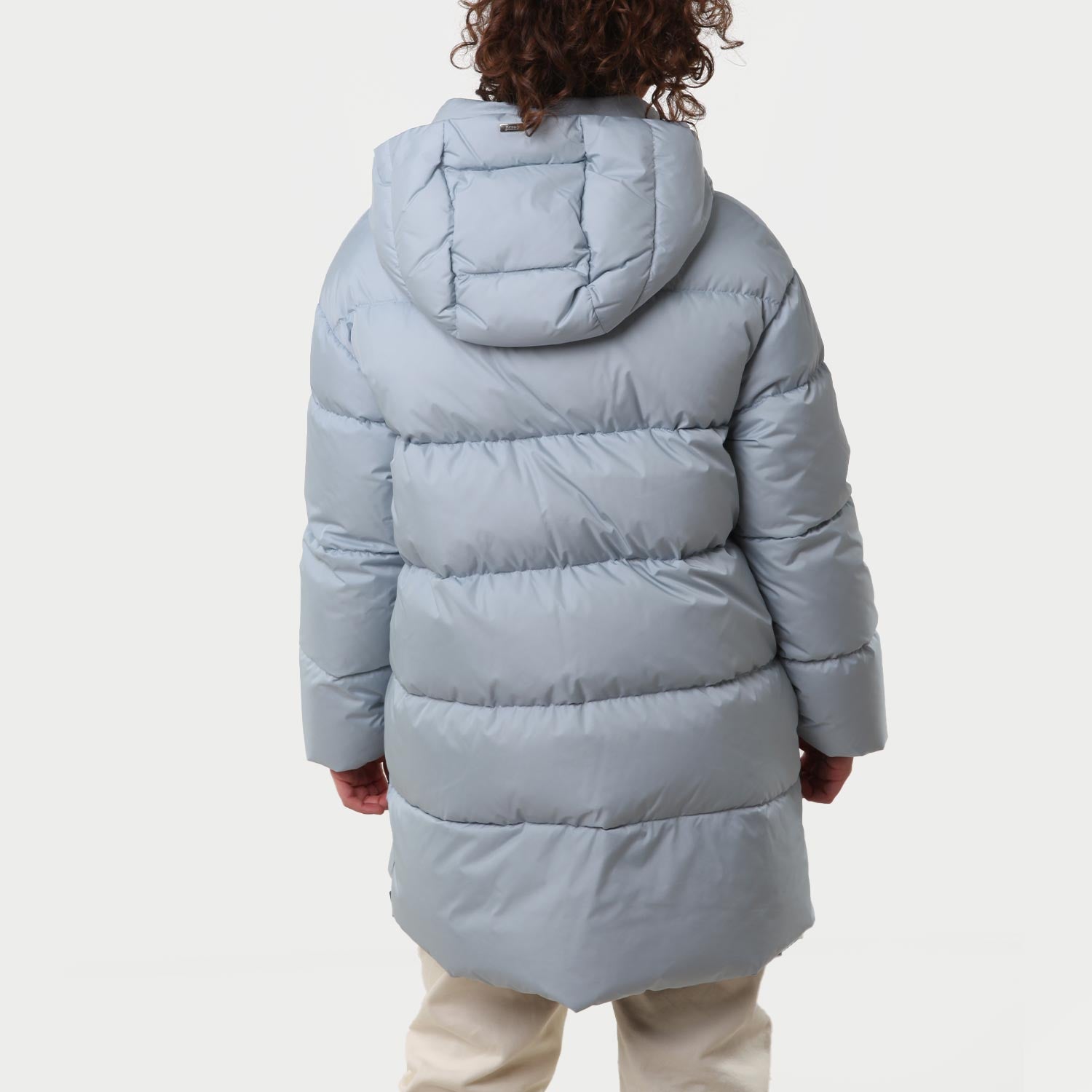 Piumino lungo Herno celeste in nylon Chamonix - annameglio.com abbigliamento moda