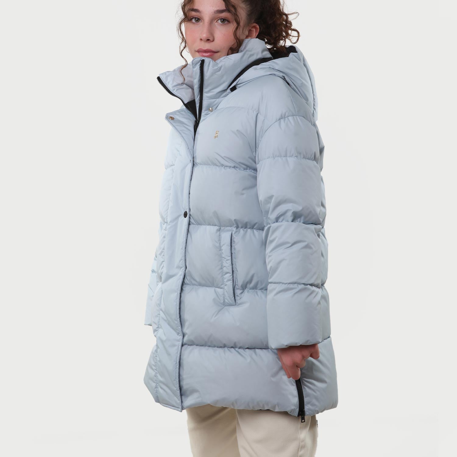 Piumino lungo Herno celeste in nylon Chamonix - annameglio.com abbigliamento moda