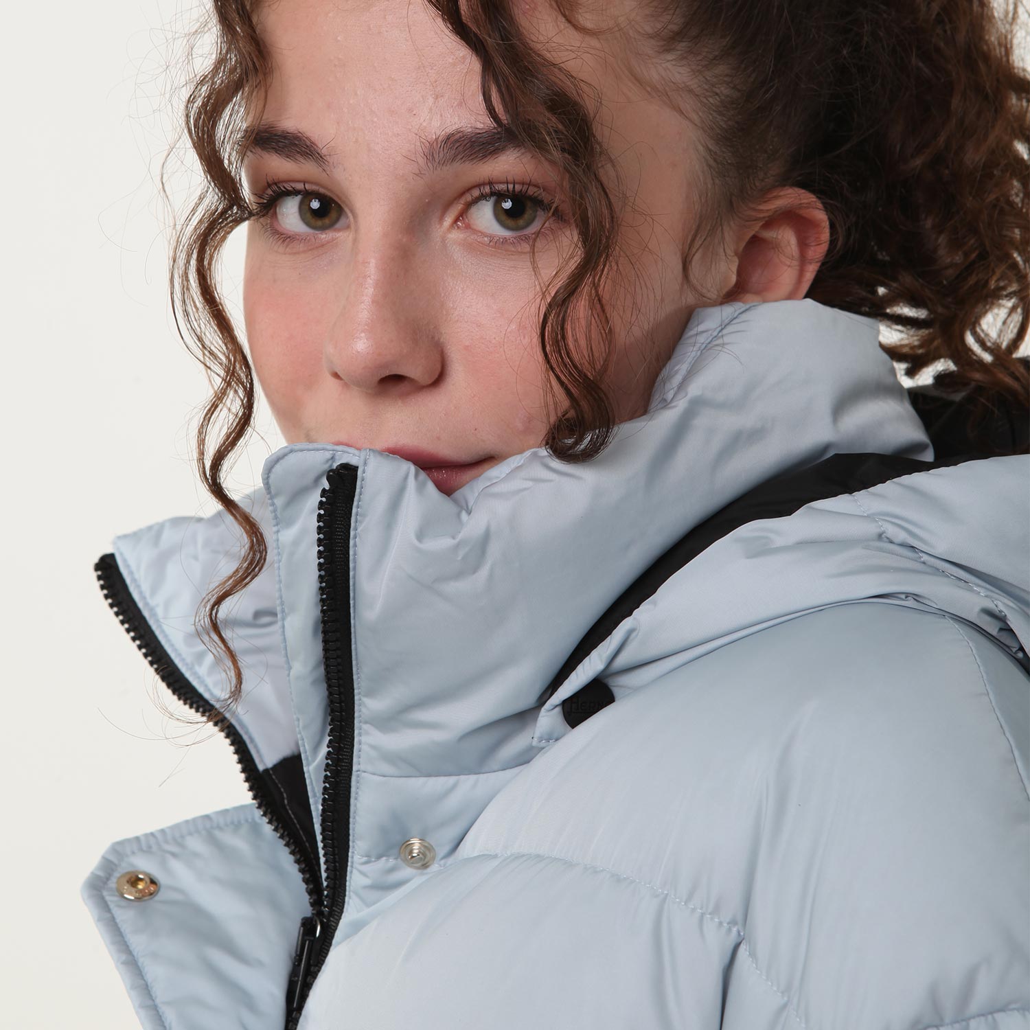 Piumino lungo Herno celeste in nylon Chamonix - annameglio.com abbigliamento moda