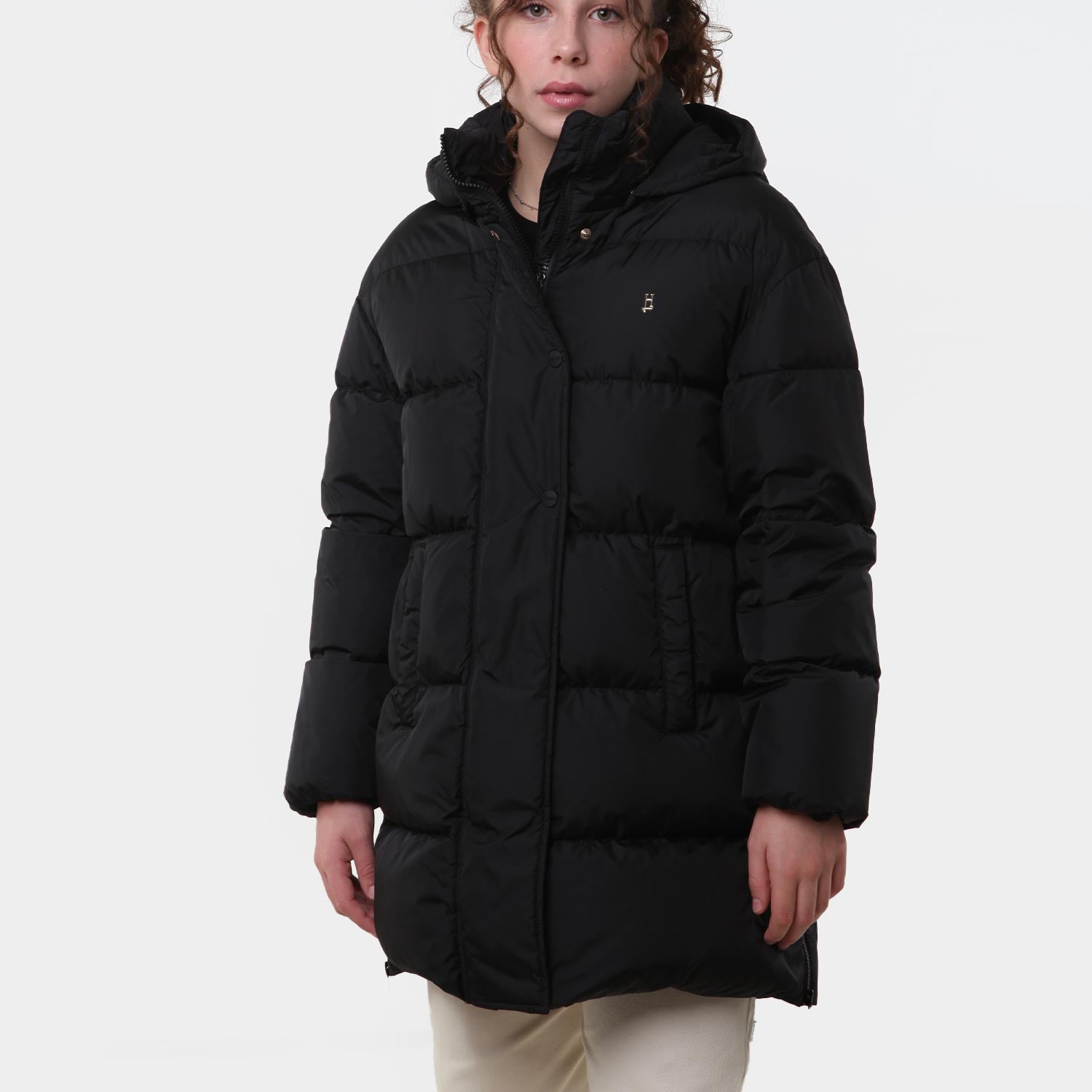 Piumino lungo Herno nero in nylon Chamonix - annameglio.com abbigliamento moda