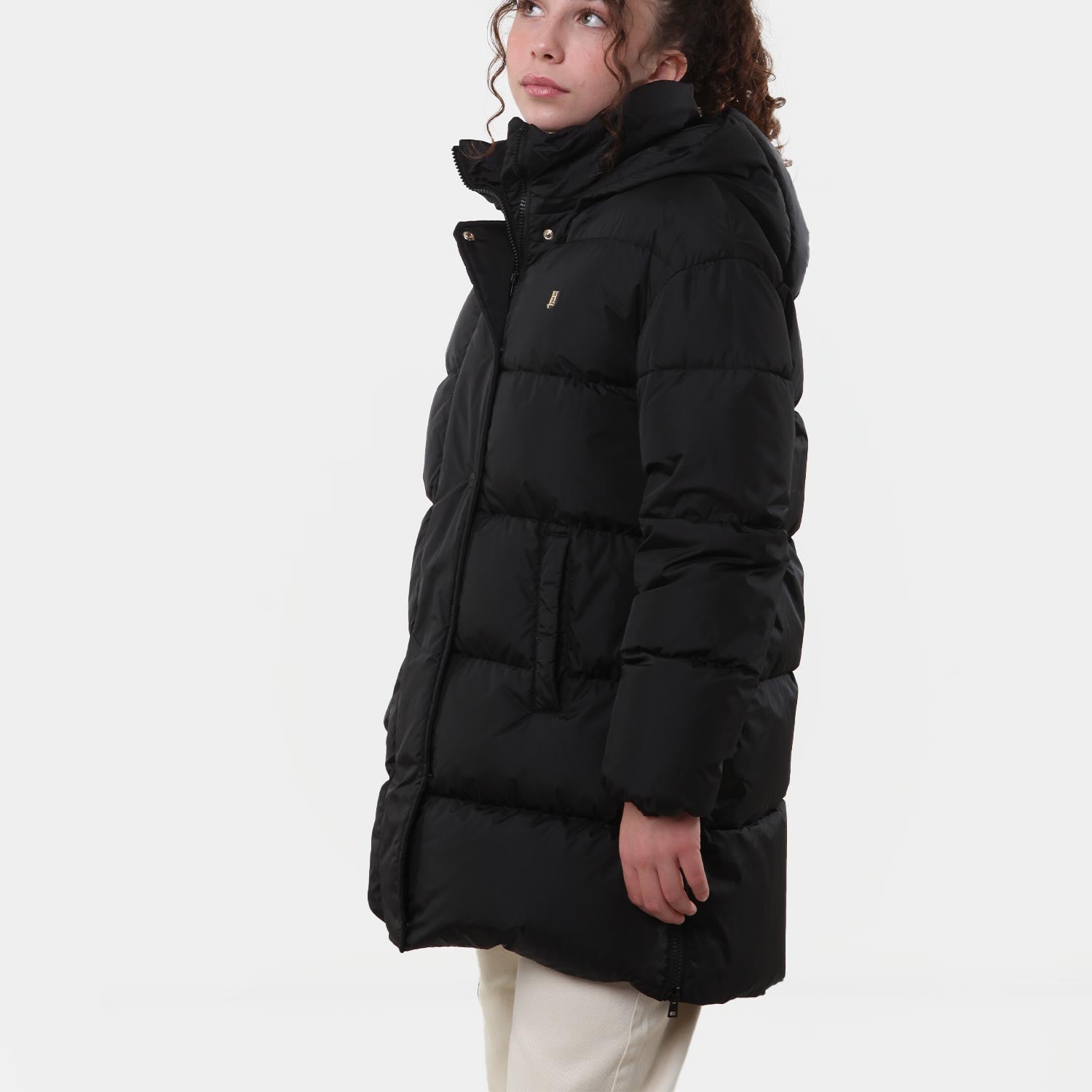 Piumino lungo Herno nero in nylon Chamonix - annameglio.com abbigliamento moda