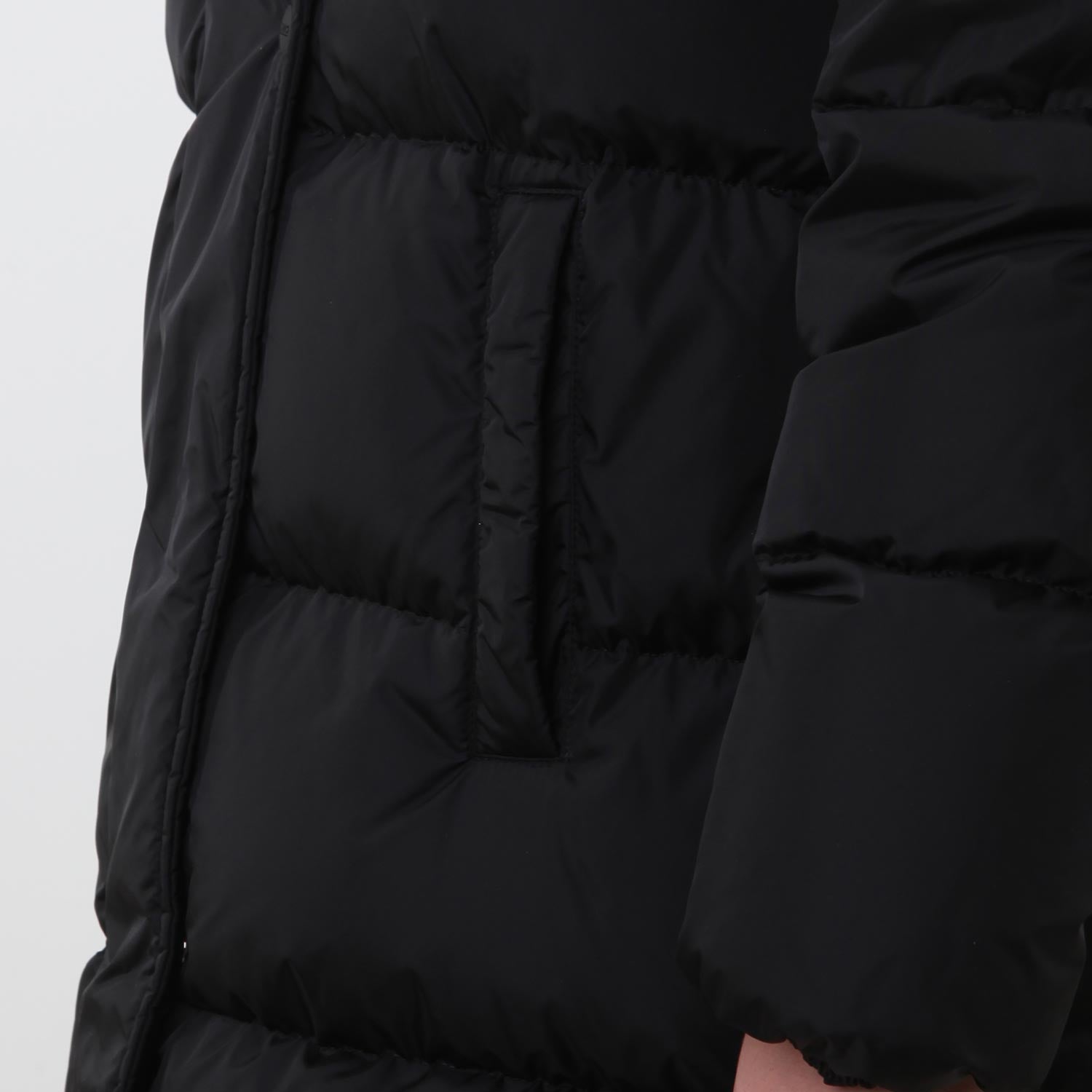 Piumino lungo Herno nero in nylon Chamonix - annameglio.com abbigliamento moda