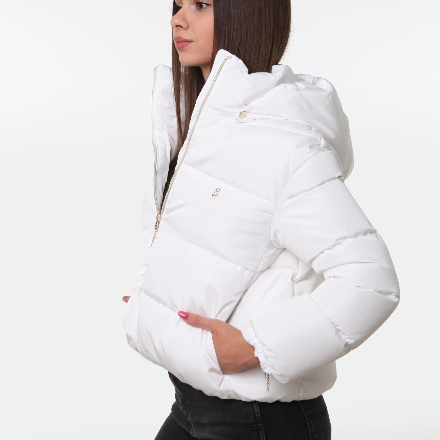 Piumino corto Herno bianco Bambina e Ragazza - annameglio.com abbigliamento moda