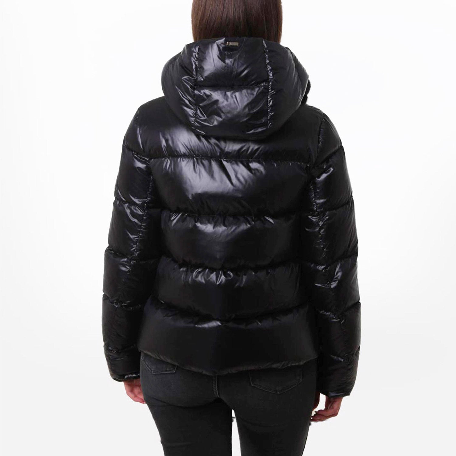 Piumino corto Herno Lady nero Ragazza - annameglio.com abbigliamento moda