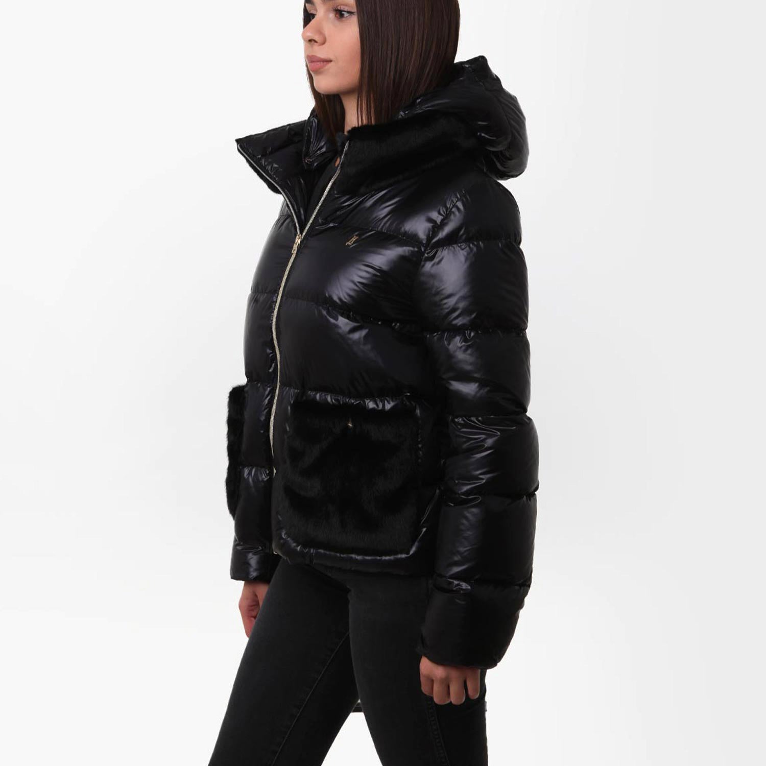 Piumino corto Herno Lady nero Ragazza - annameglio.com abbigliamento moda