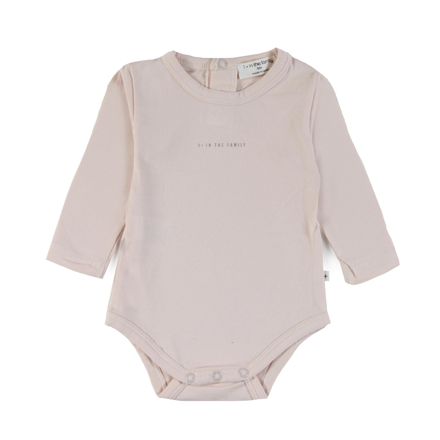 BODY MANICA LUNGA EDITH ROSA NEONATA - annameglio.com abbigliamento moda