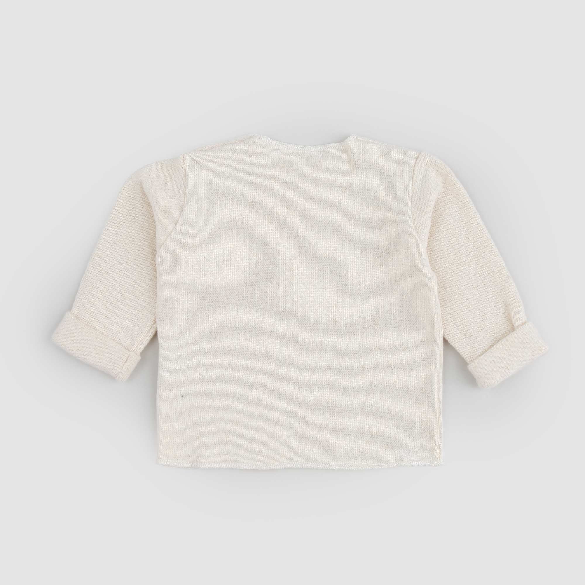 Maglia interlock Chapin panna ecru Neonata - annameglio.com abbigliamento moda