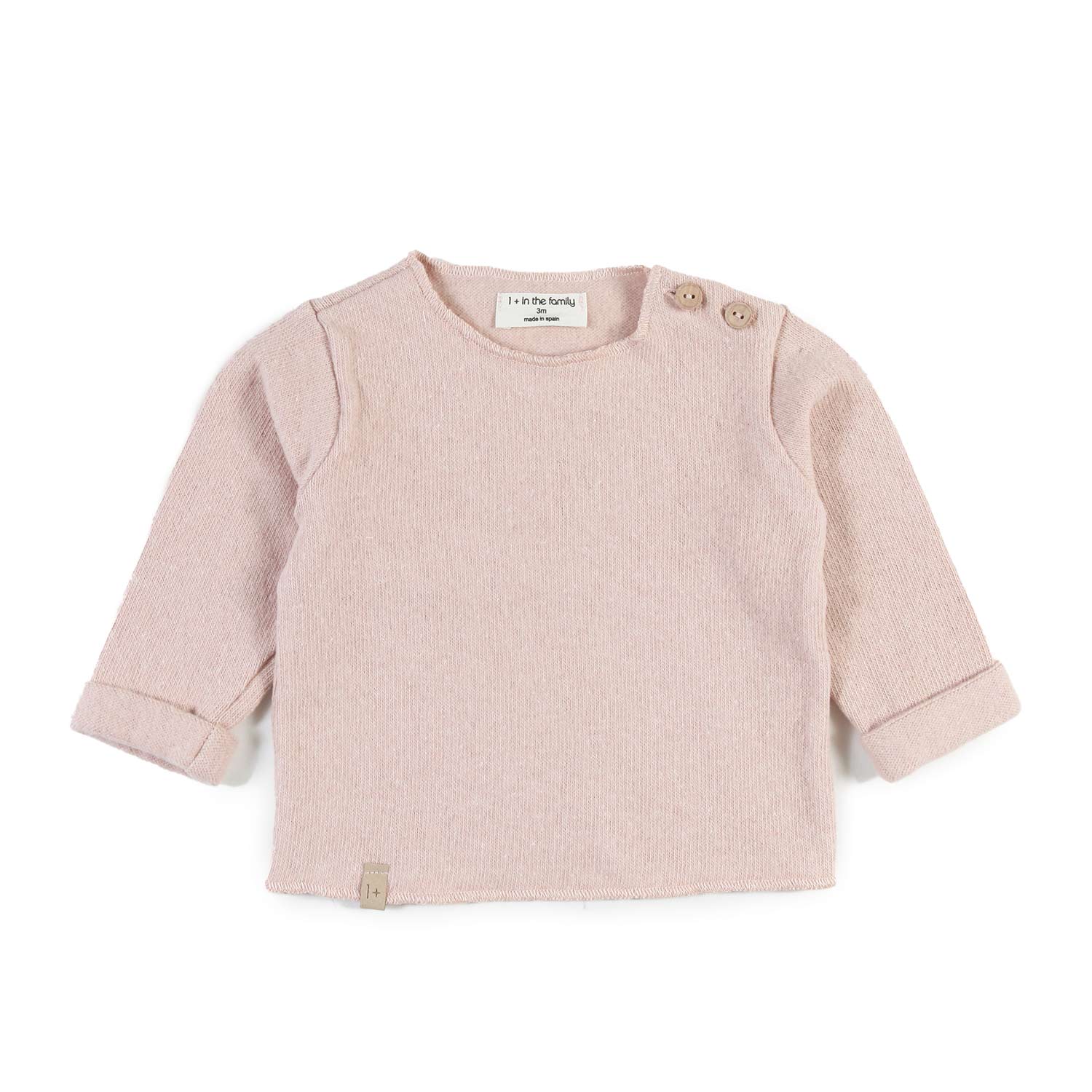 Maglia interlock Chapin rosa chiaro Neonata - annameglio.com abbigliamento moda