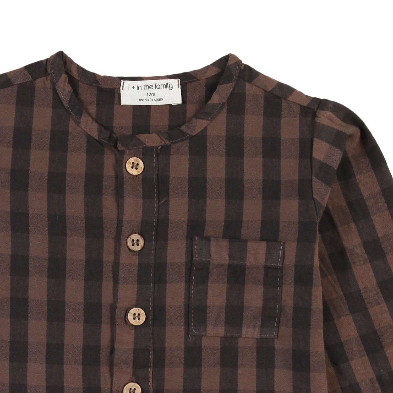 Camicia Henry marrone a quadri Bimbo - annameglio.com abbigliamento moda