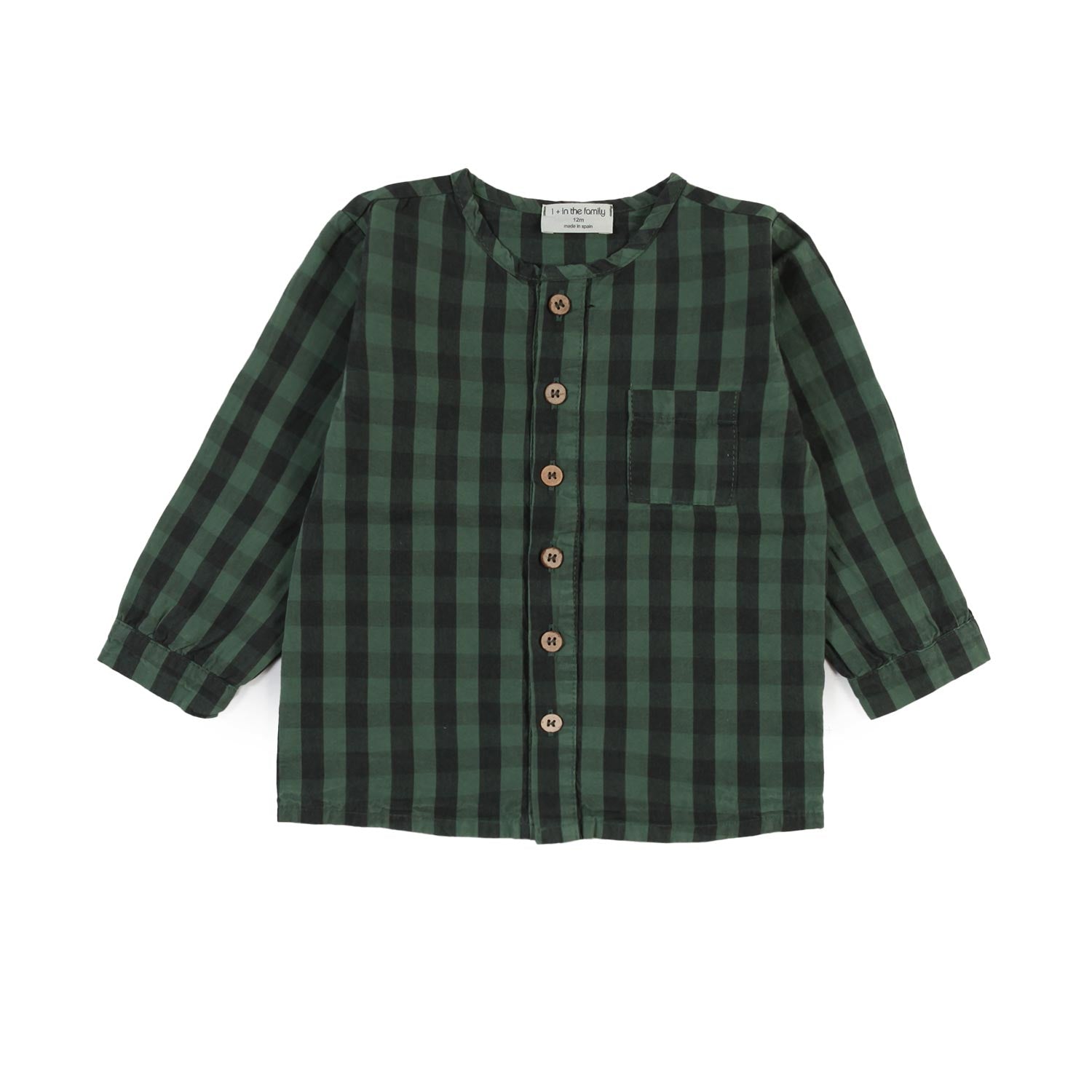 Camicia Henry verde a quadri Bimbo - annameglio.com abbigliamento moda