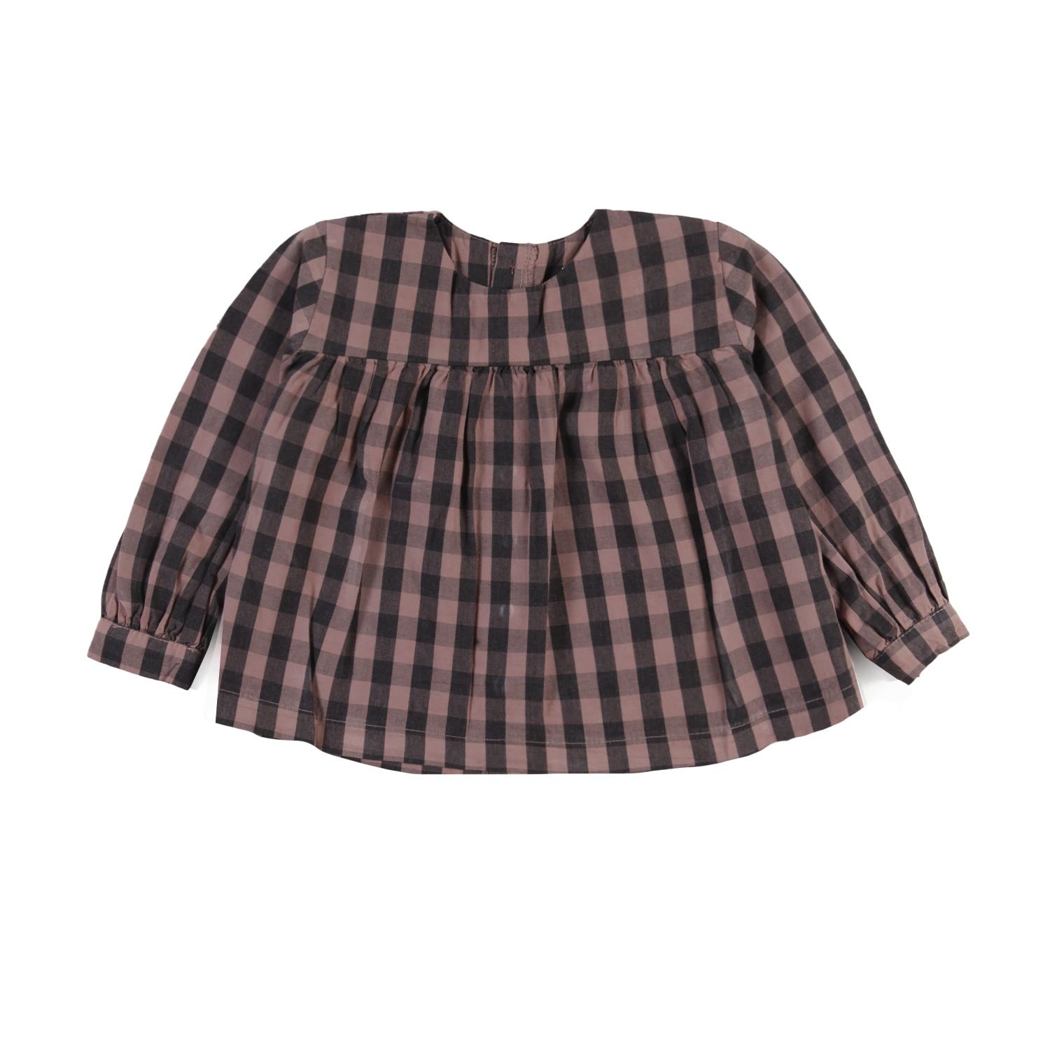Blusa Tessa rosa malva a quadri Bimba - annameglio.com abbigliamento moda
