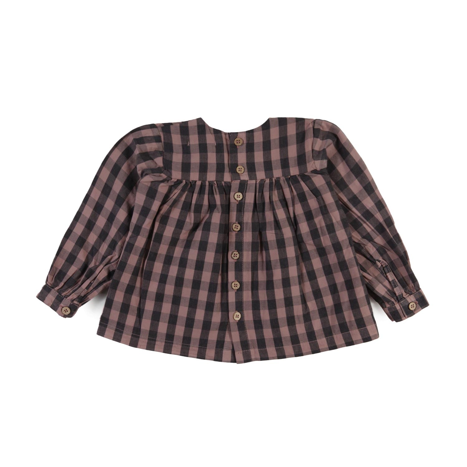 Blusa Tessa rosa malva a quadri Bimba - annameglio.com abbigliamento moda
