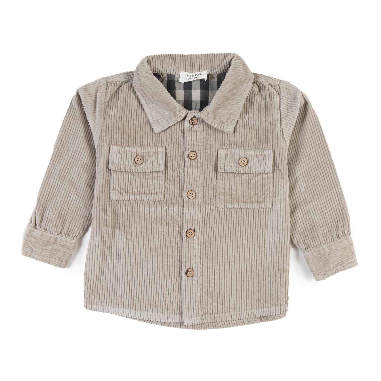 Camicia corduroy Dries tortora Bimbo e Bimba - annameglio.com abbigliamento moda