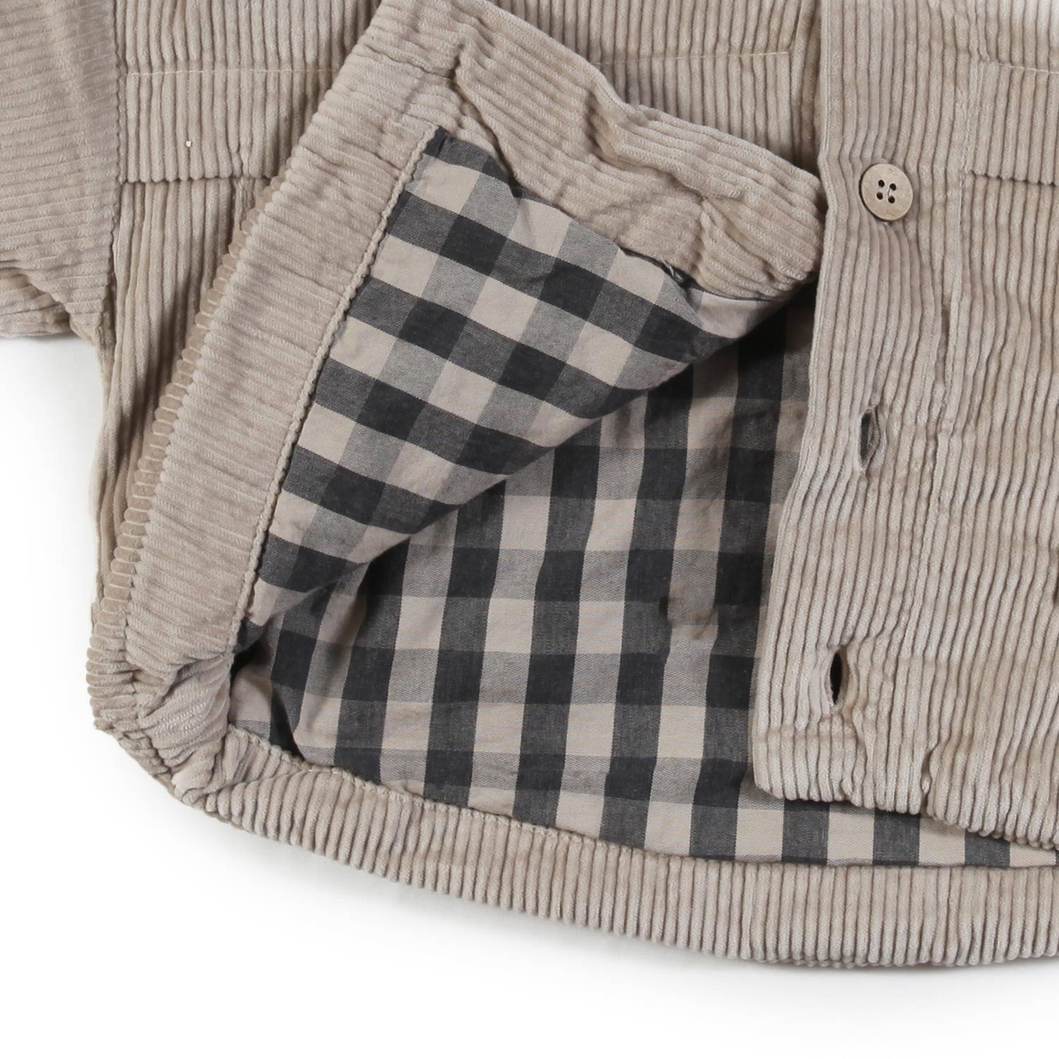 Giubbotto corduroy Kurt tortora Bimbo e Bimba - annameglio.com abbigliamento moda