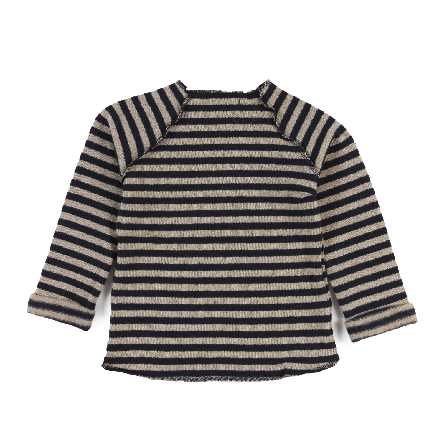 Maglia Alex blu e tortora a righe Bimbo e Bimba - annameglio.com abbigliamento moda