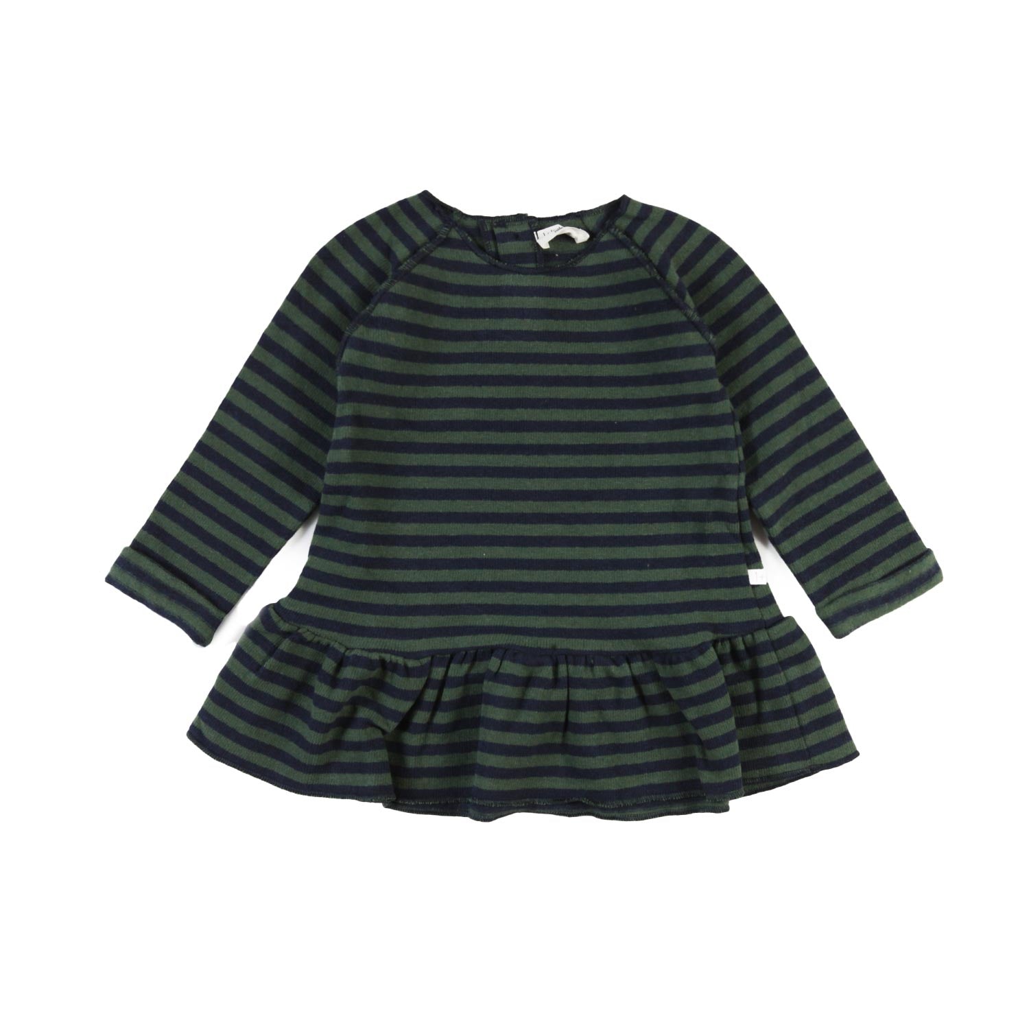 Abito Bertha verde e blu a righe Bimba e Neonata - annameglio.com abbigliamento moda