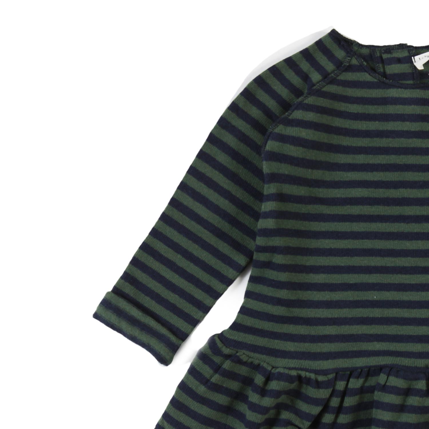 Abito Bertha verde e blu a righe Bimba e Neonata - annameglio.com abbigliamento moda