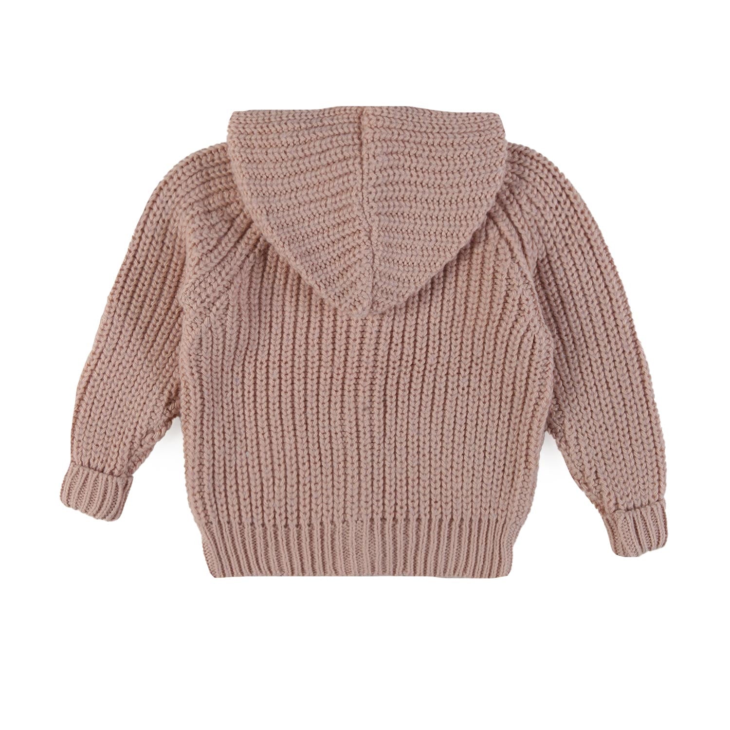 Cardigan Ross rosa chiaro con cappuccio Bimba - annameglio.com abbigliamento moda