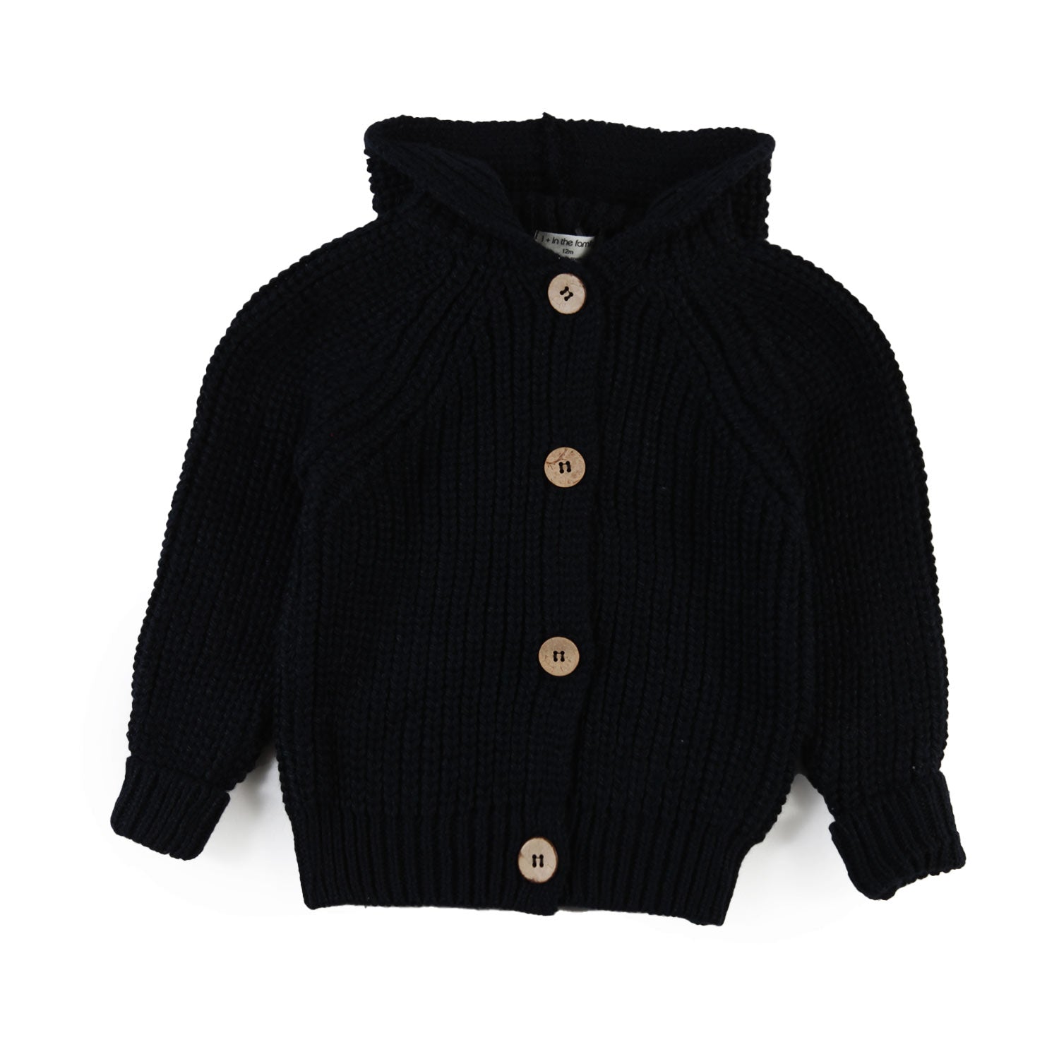 Cardigan Ross blu navy con cappuccio Bimbo e Bimba - annameglio.com abbigliamento moda