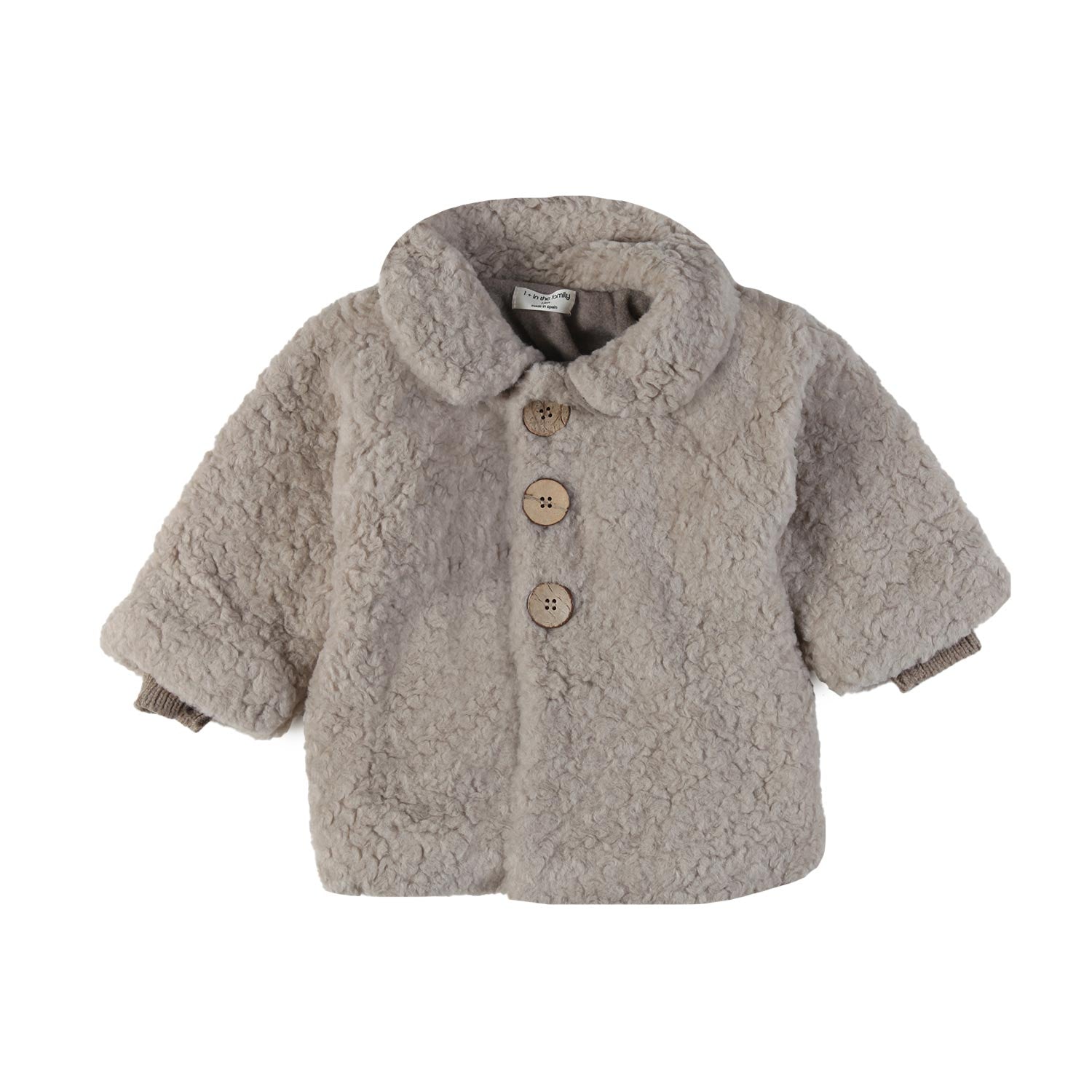Cappotto teddy Nuna tortora Bimbo e Bimba - annameglio.com abbigliamento moda