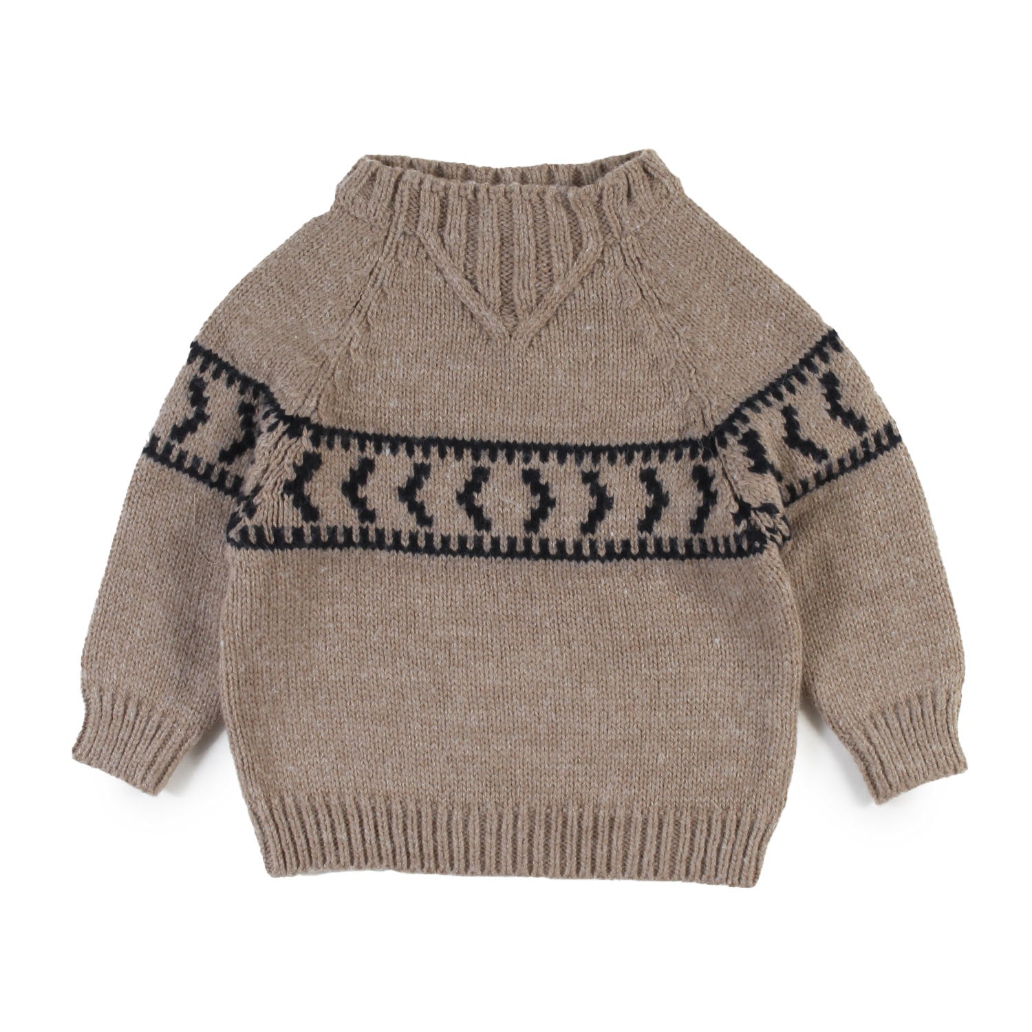 Maglioncino Mieke tortora Bimbo e Bimba - annameglio.com abbigliamento moda