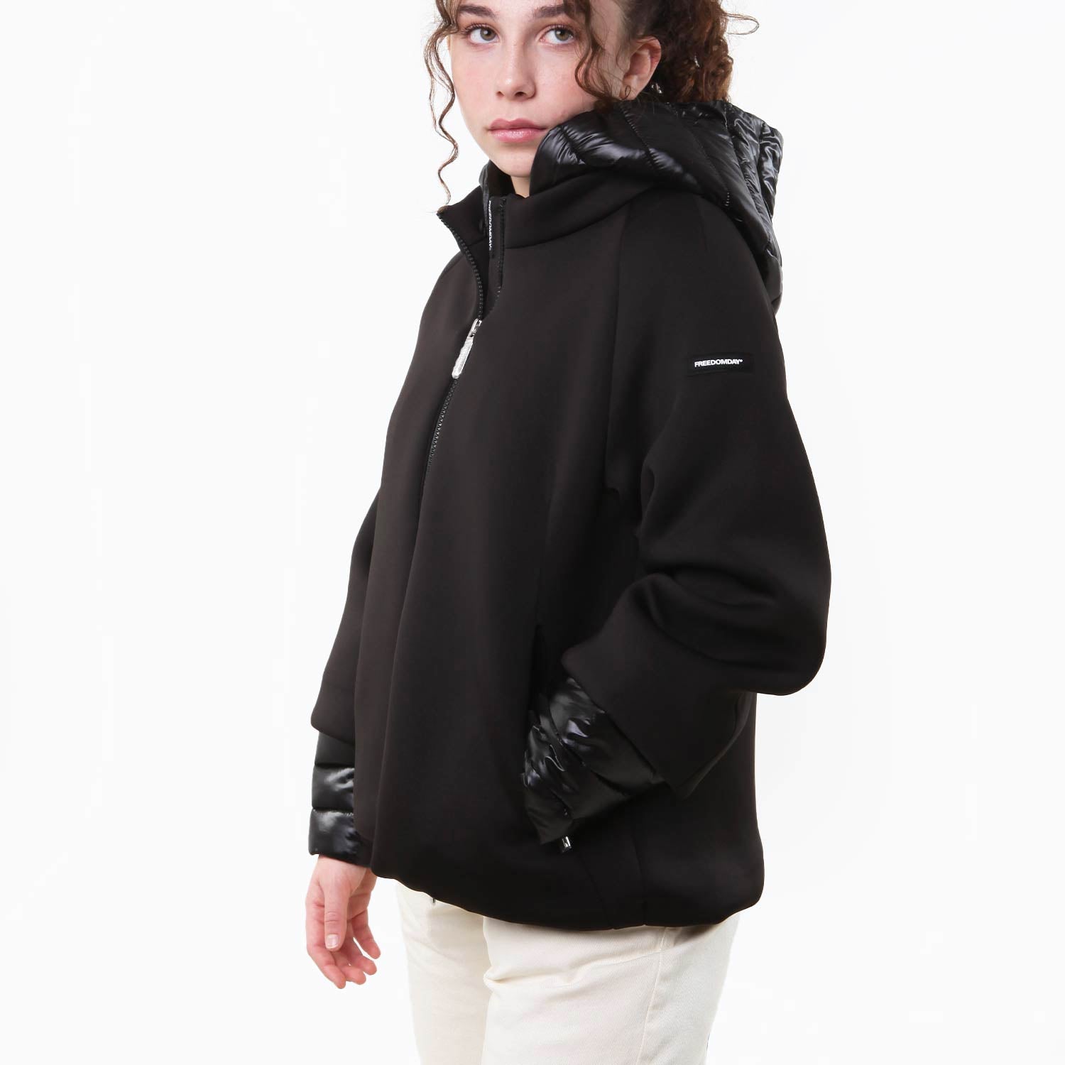 Giubbotto Niki neroo Bambina e Ragazza - annameglio.com abbigliamento moda