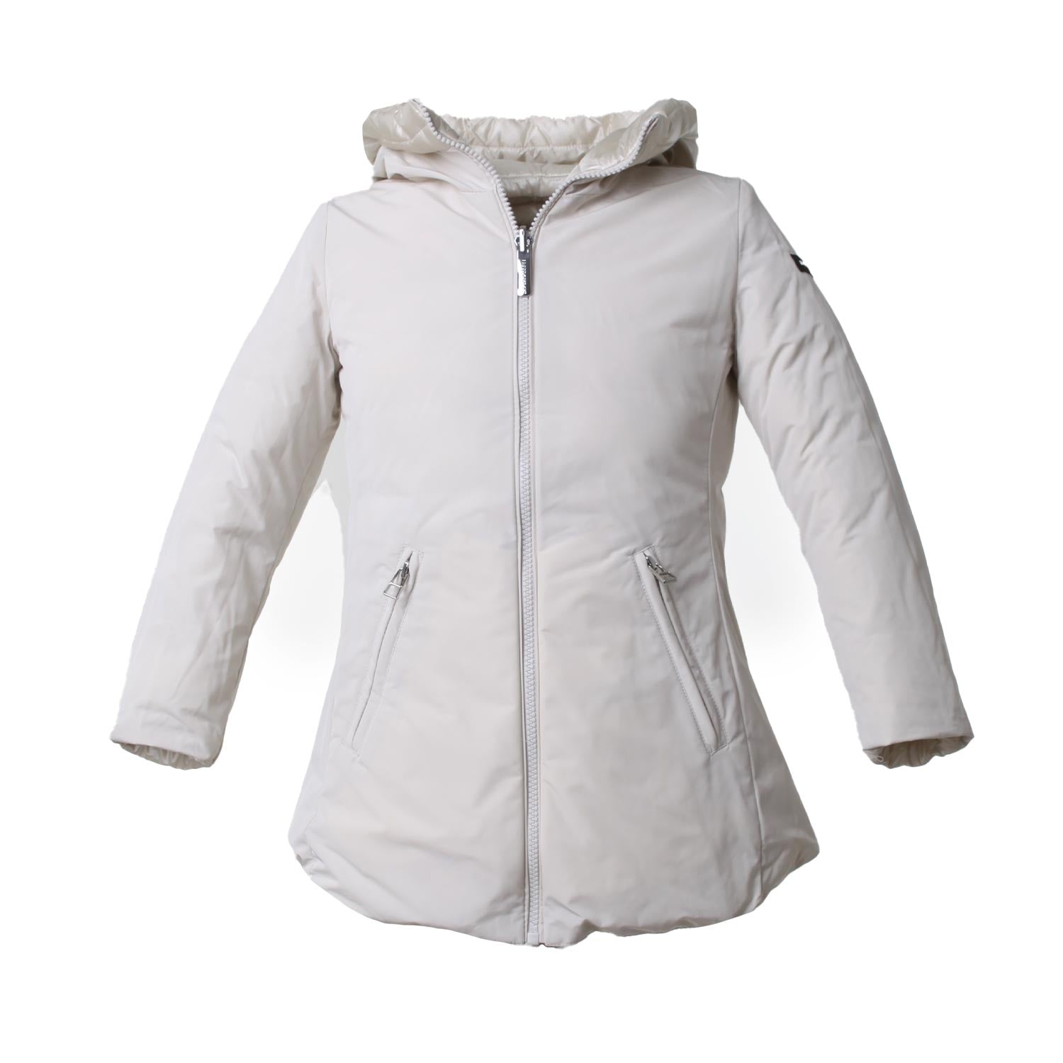 Piumino reversibile Arkansas bianco perla Bambina - annameglio.com abbigliamento moda