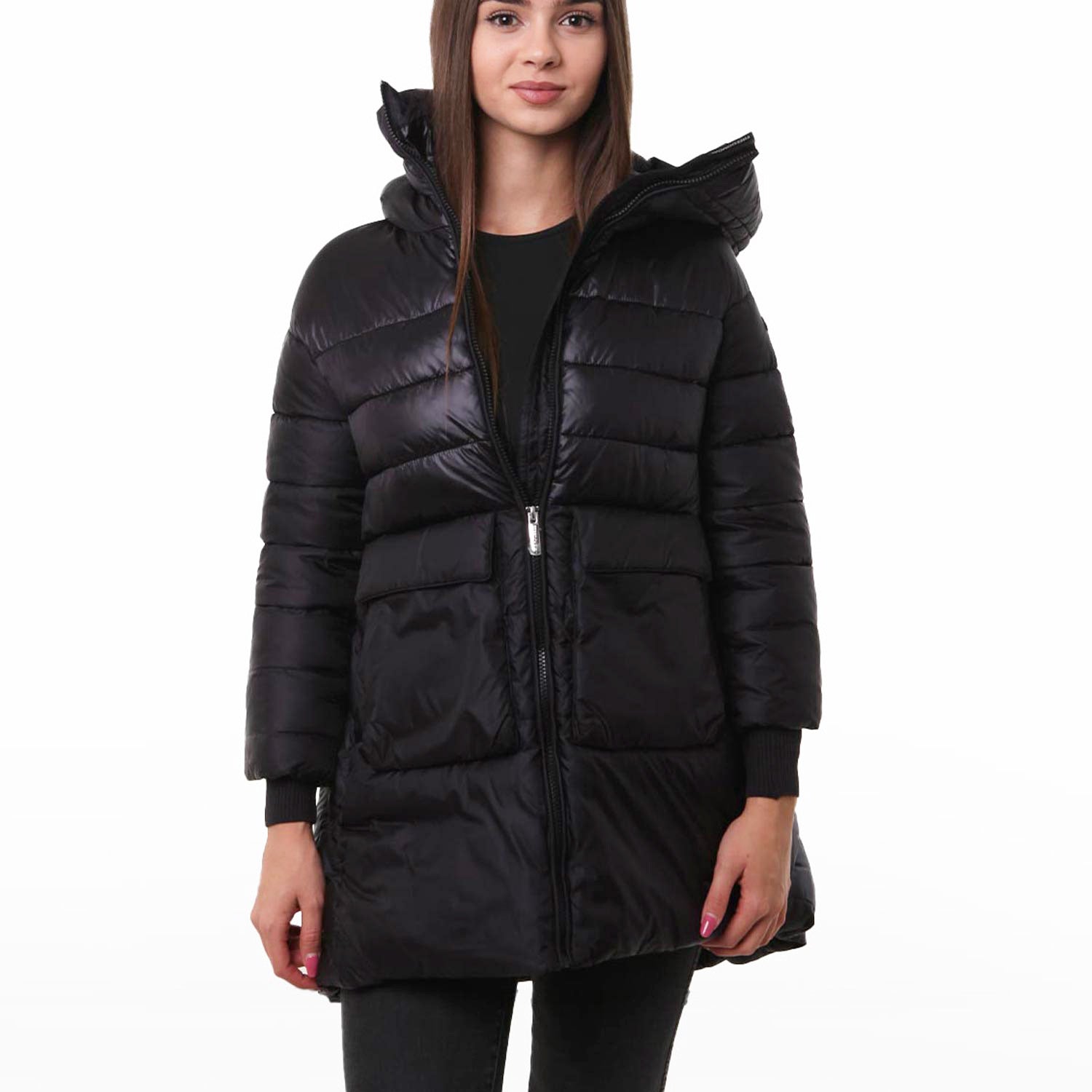 Giubbotto lungo Judith nero Bambina e Ragazza - annameglio.com abbigliamento moda