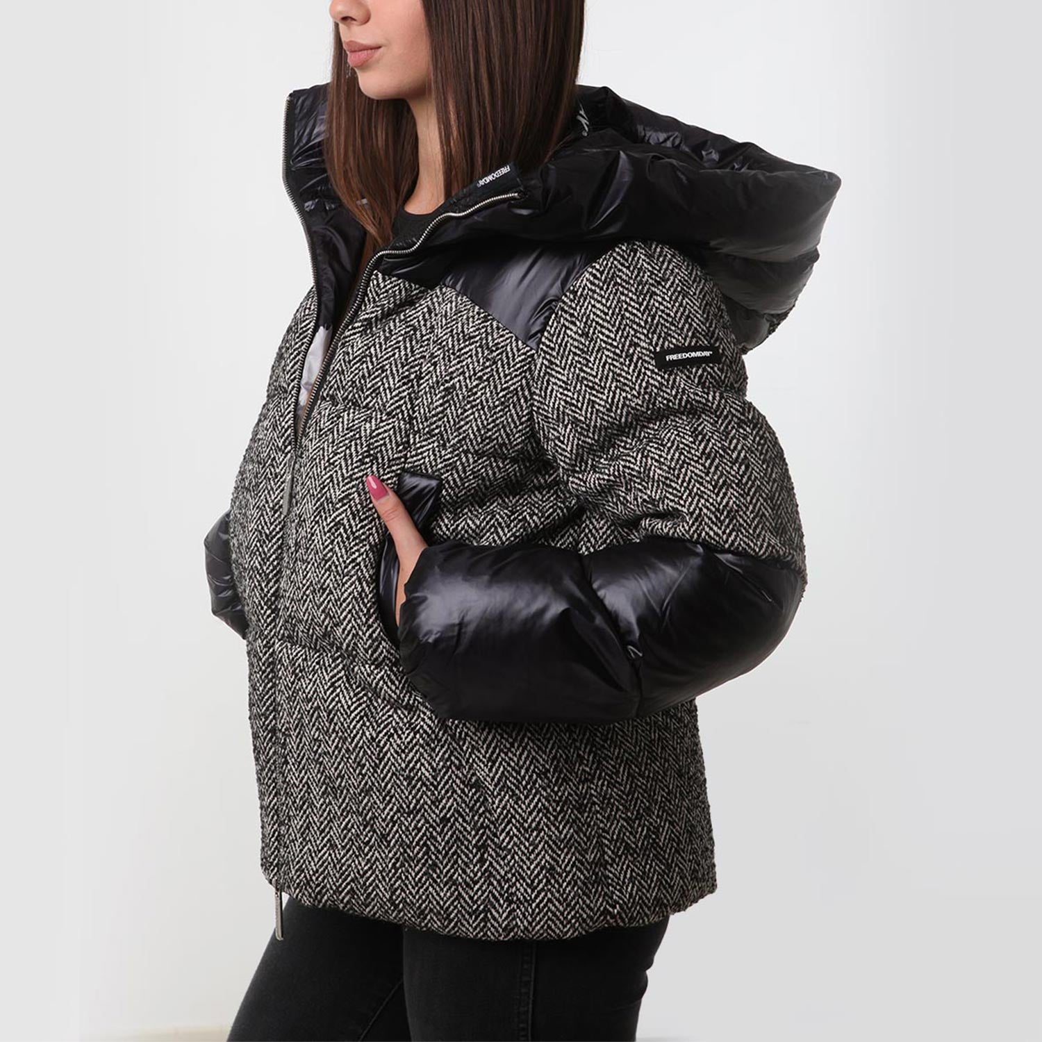 Giubbotto Jasemina nero e panna Bambina e Ragazza - annameglio.com abbigliamento moda