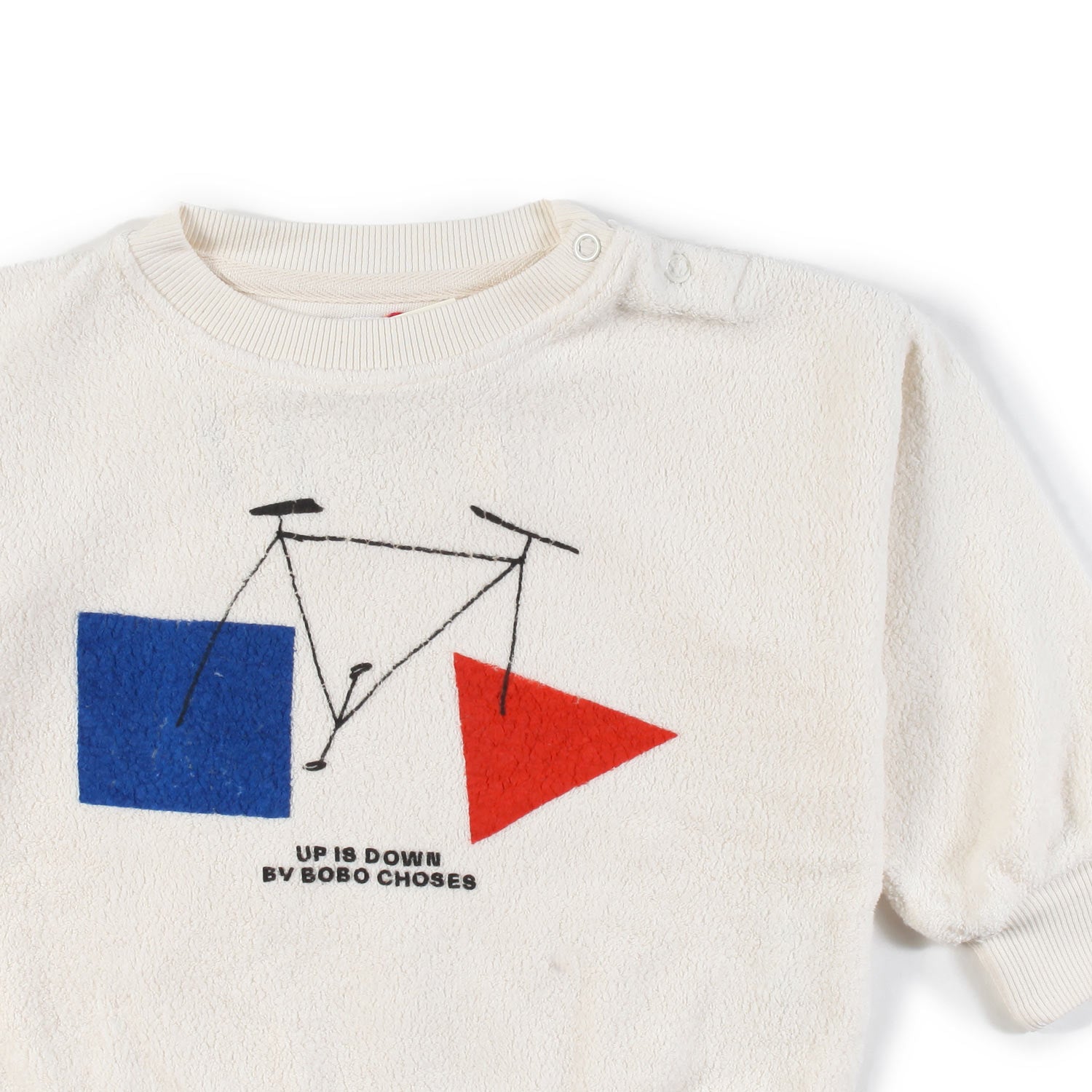 Felpa Crazy Bicy bianco panna Bimbo e Bimba - annameglio.com abbigliamento moda