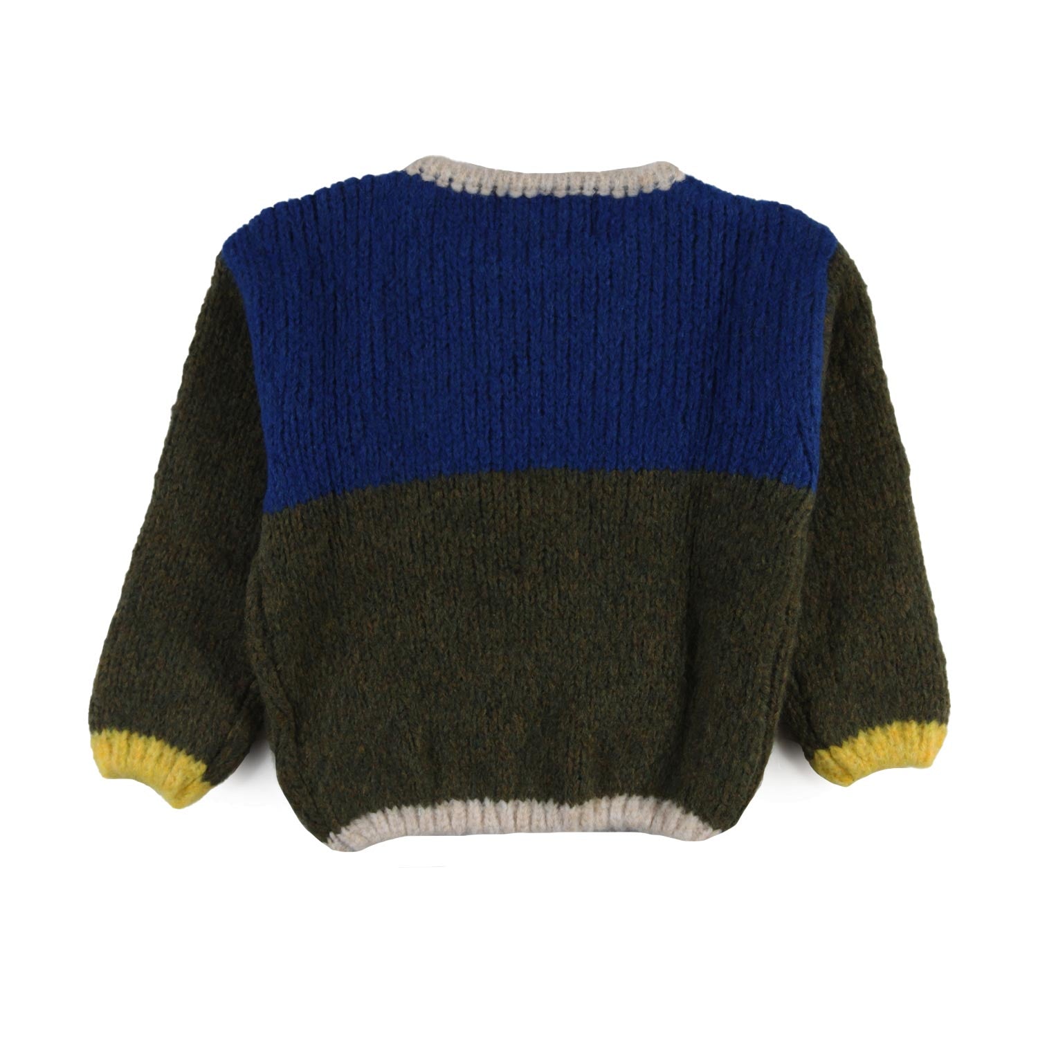 Pullover BC verde khaki e blu royal Bimbo e Bimba - annameglio.com abbigliamento moda