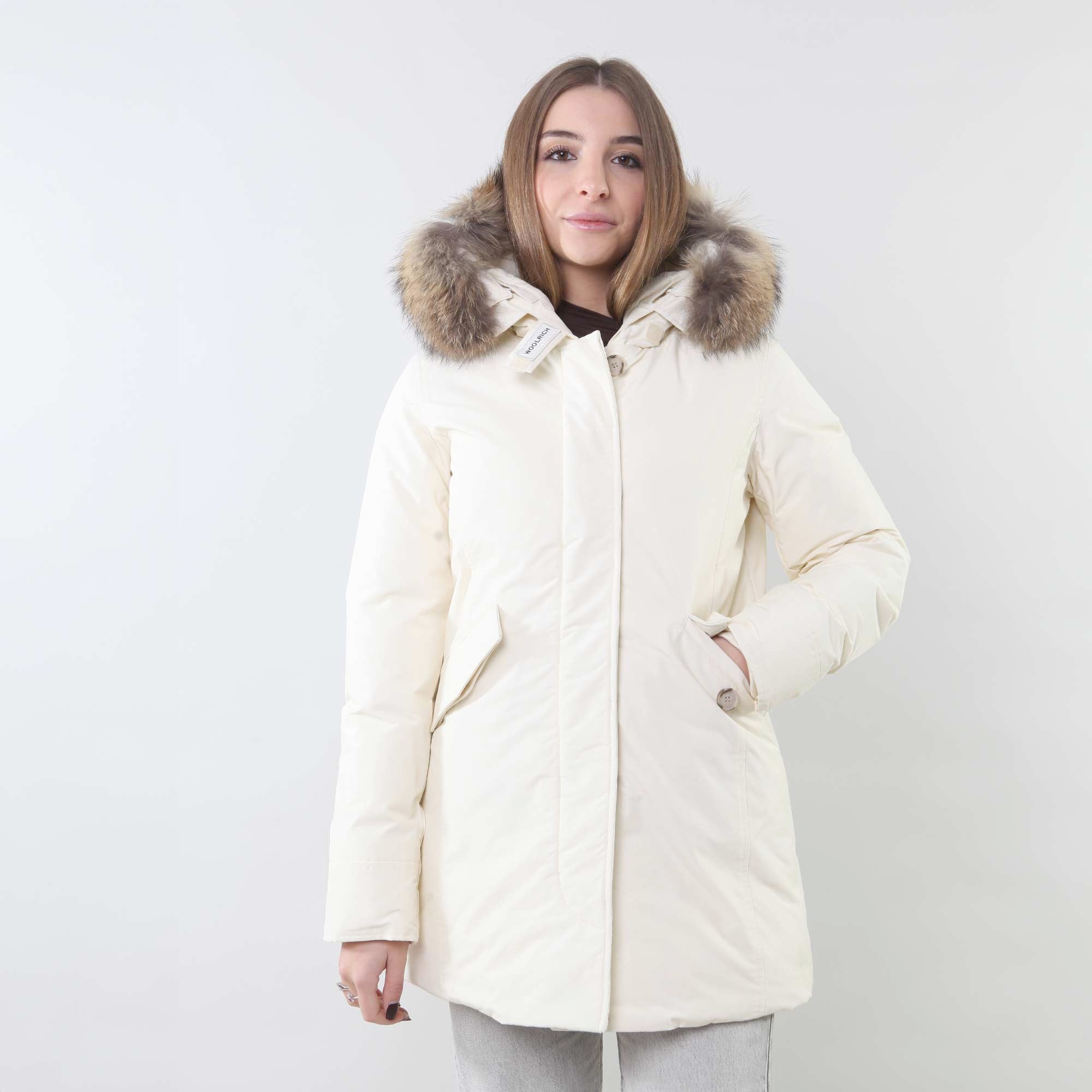 Arctic Raccoon Parca bianco latte Bambina Ragazza - annameglio.com abbigliamento moda