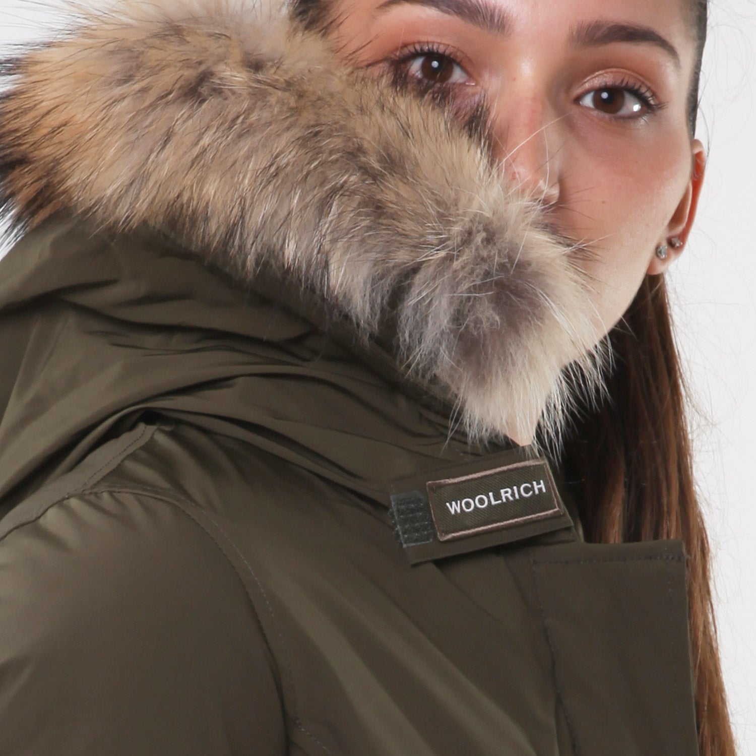 Arctic Parka Luxury Raccoon verde scuro Ragazza - annameglio.com abbigliamento moda
