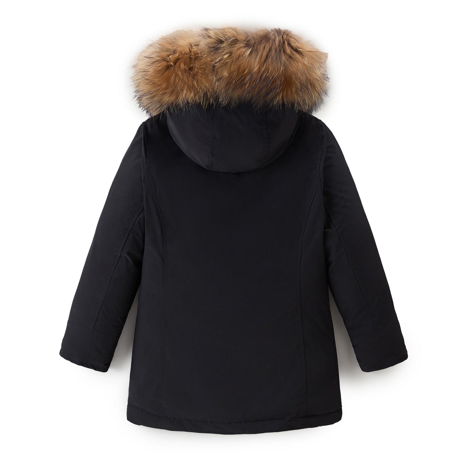 Arctic Parka Luxury Raccoon nero Bambina e Ragazza - annameglio.com abbigliamento moda