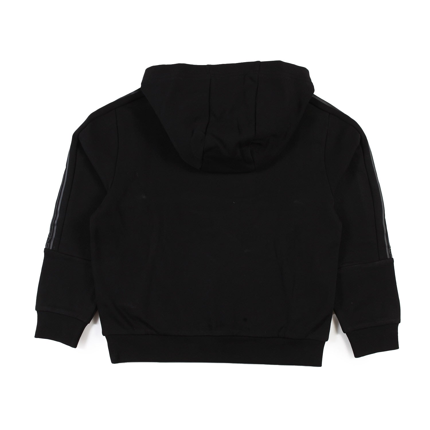 Felpa hoodie nera con logo EA7 laminato oro - annameglio.com abbigliamento moda