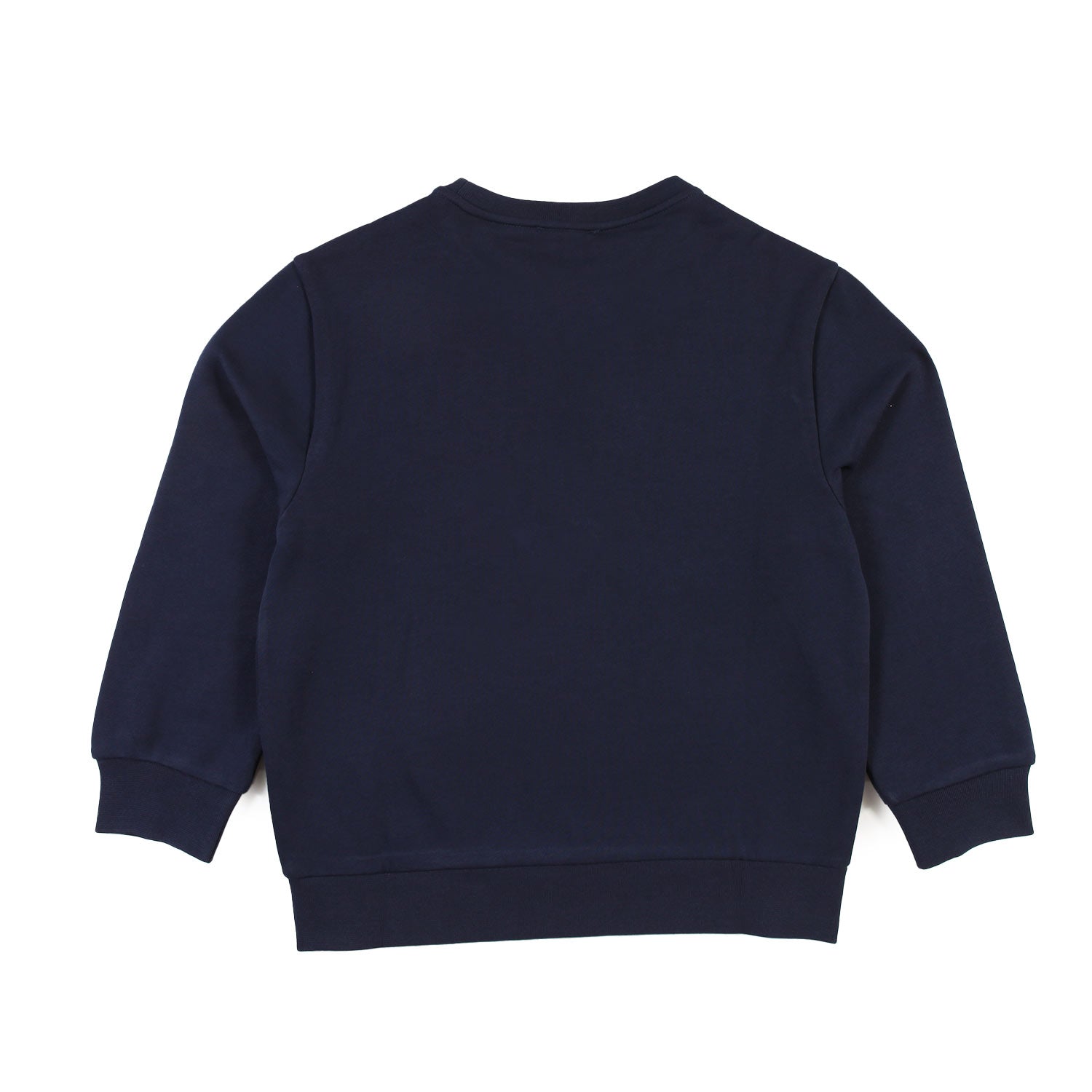 Felpa blu con mini logo gommato EA7 bianco - annameglio.com abbigliamento moda