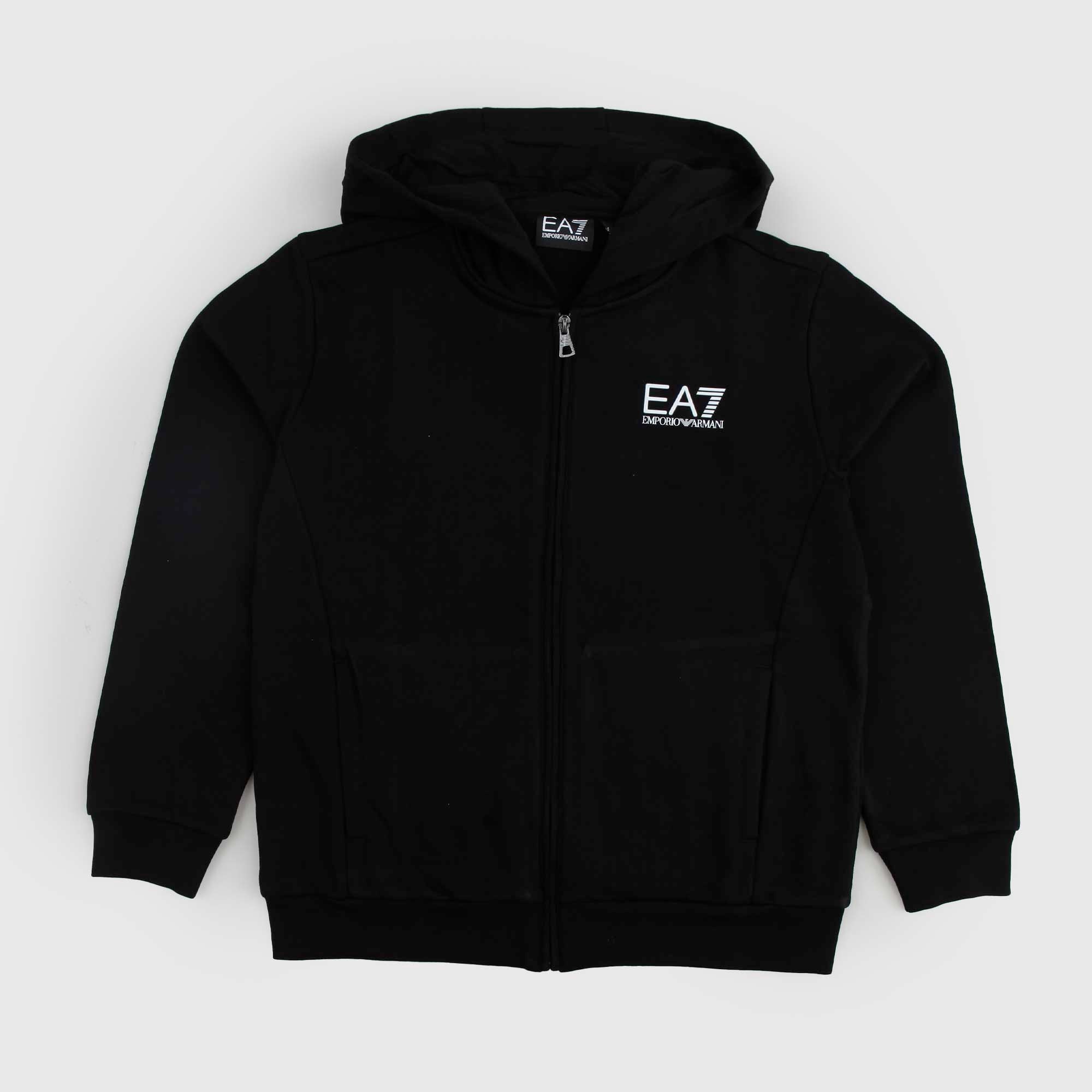 Felpa Zip Nera Junior - annameglio.com abbigliamento moda