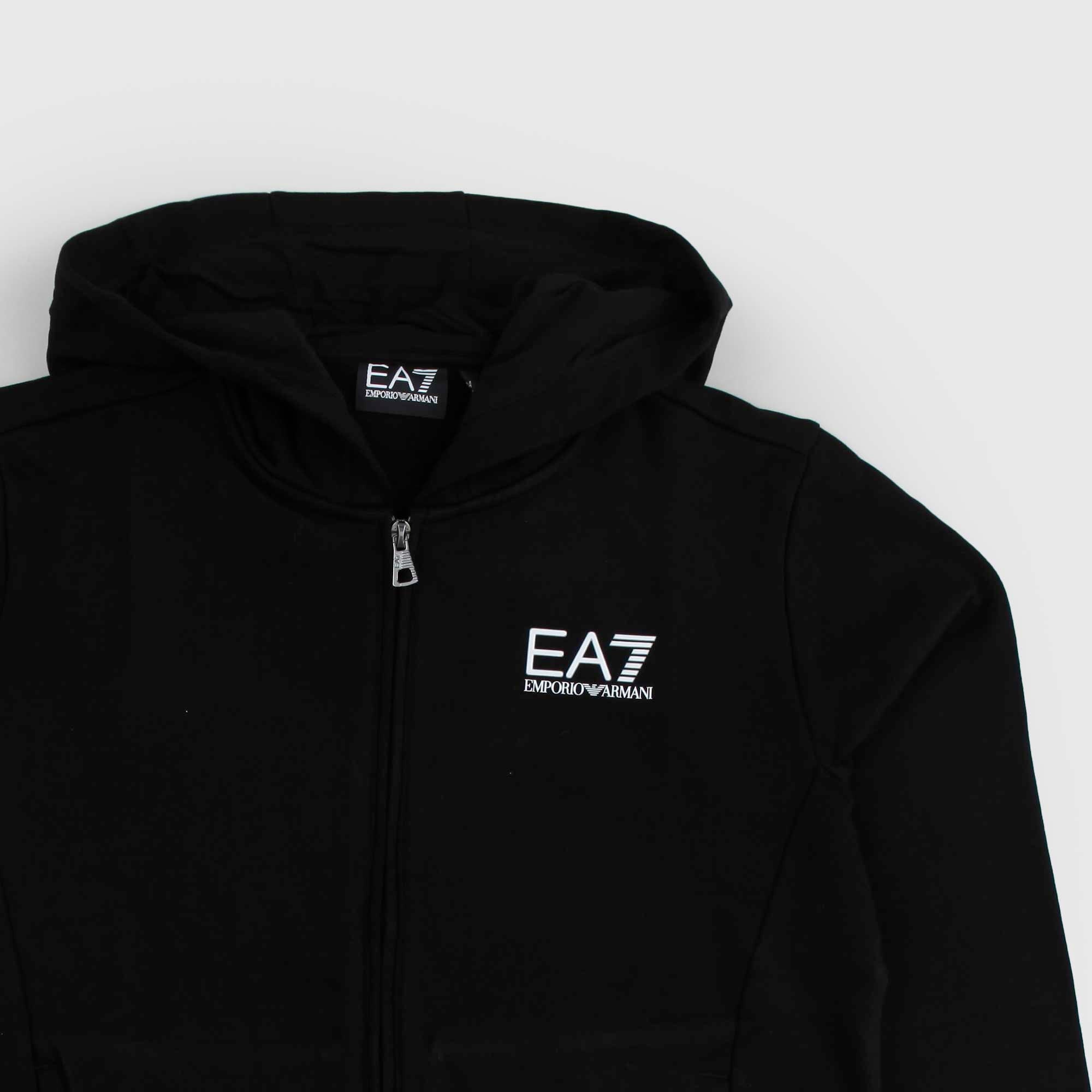 Felpa Zip Nera Junior - annameglio.com abbigliamento moda