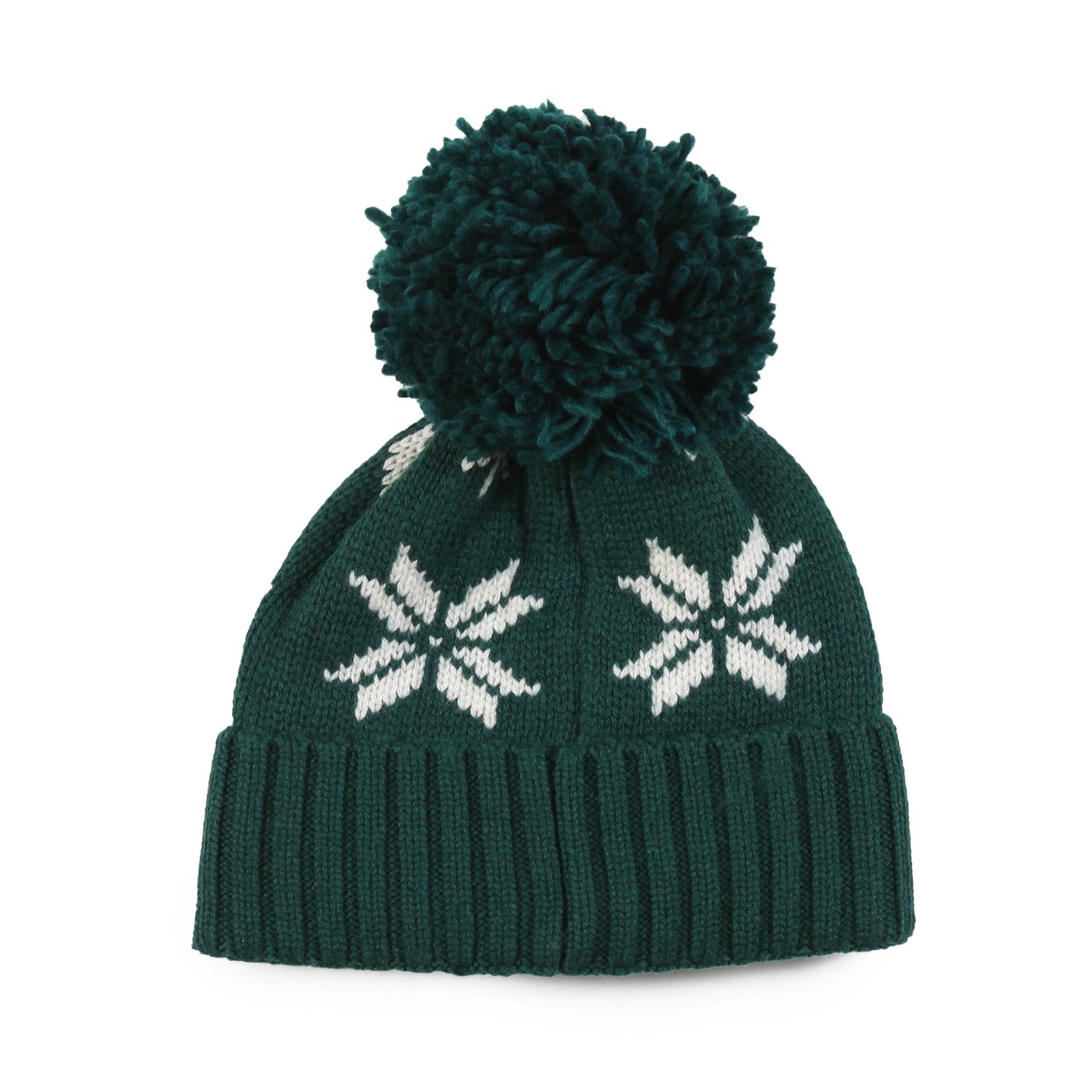 Berretto MC2 Flake verde e bianco con pompon - annameglio.com abbigliamento moda