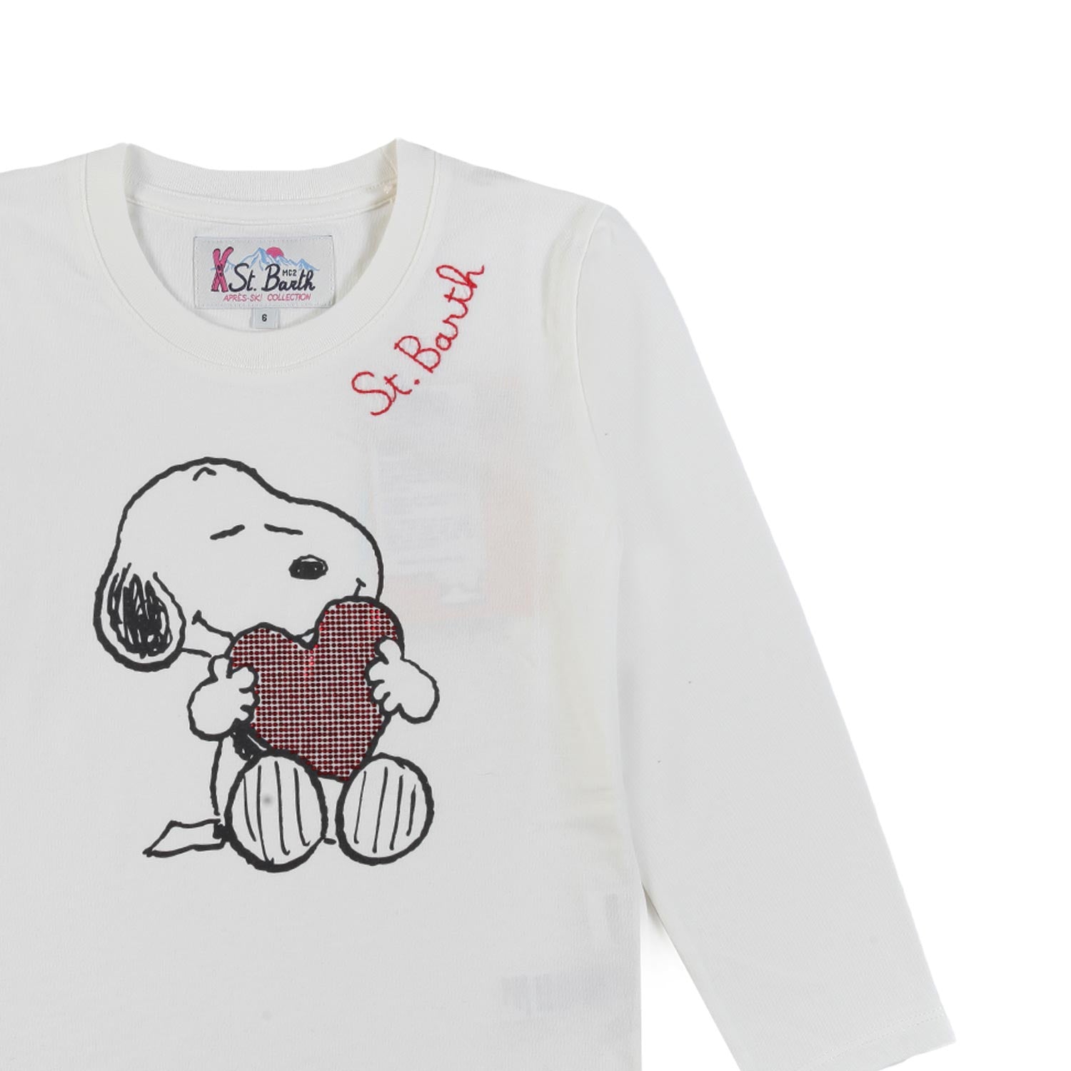 T-shirt MC2 Snoopy Heart bianca Bambina - annameglio.com abbigliamento moda