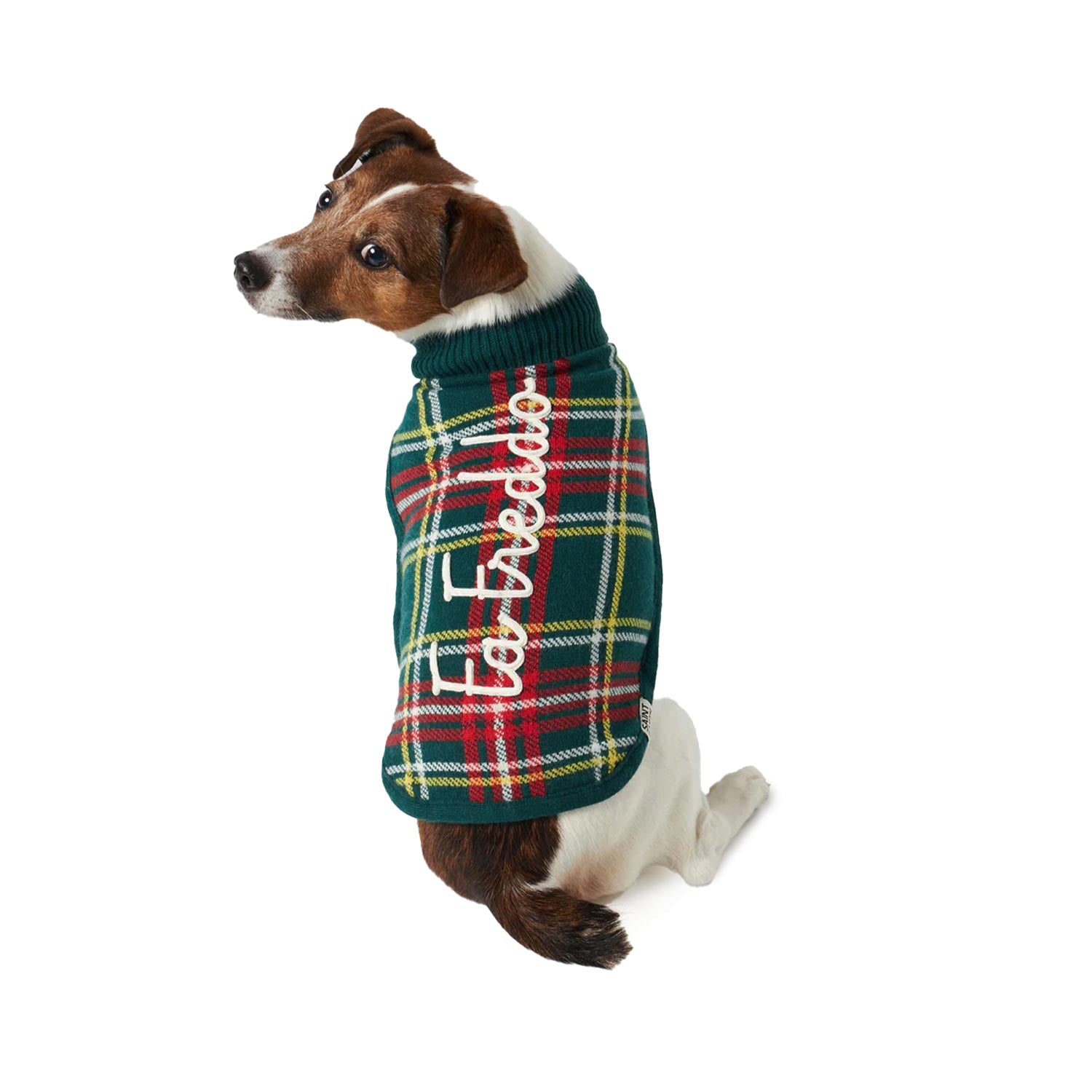 Maglione dolcevita MC2 verde tartan per cani - annameglio.com abbigliamento moda