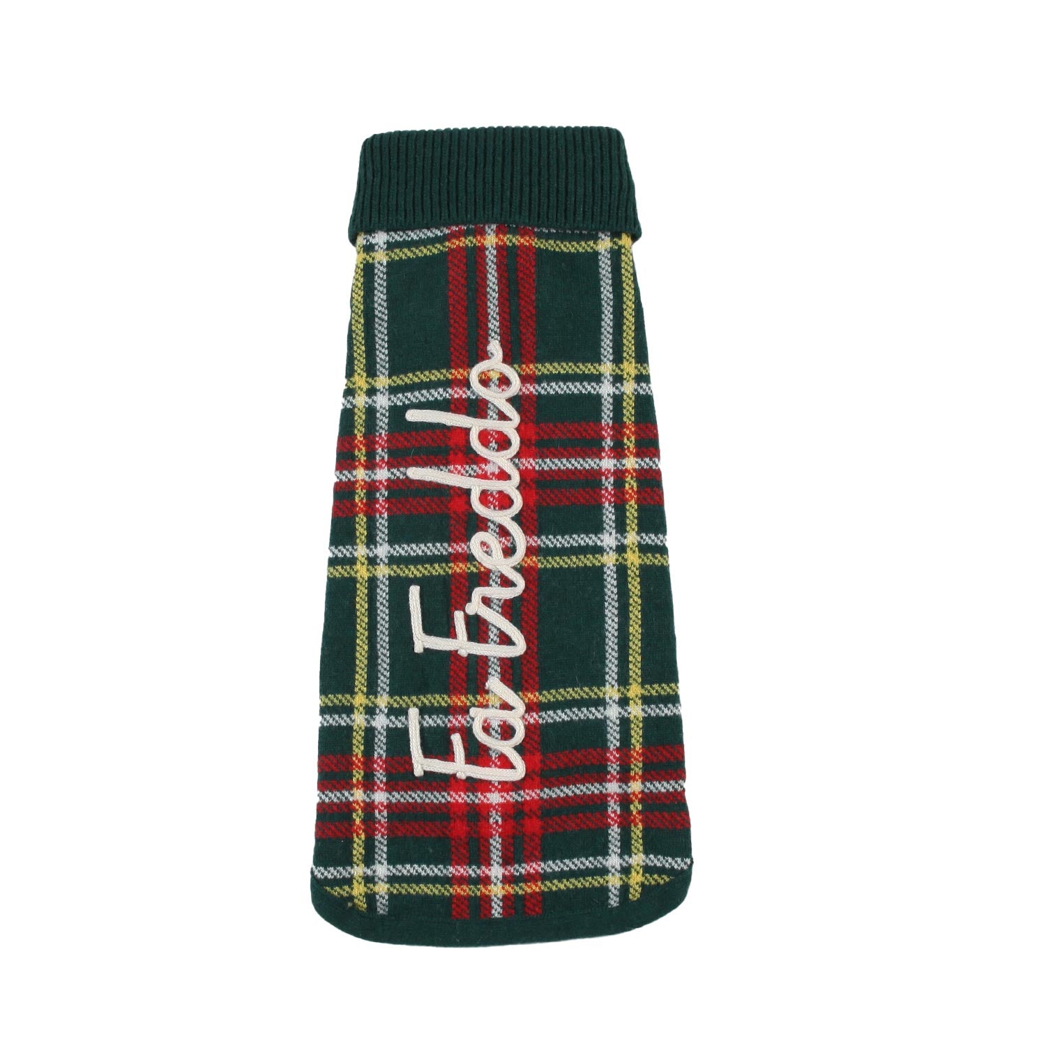 Maglione dolcevita MC2 verde tartan per cani - annameglio.com abbigliamento moda