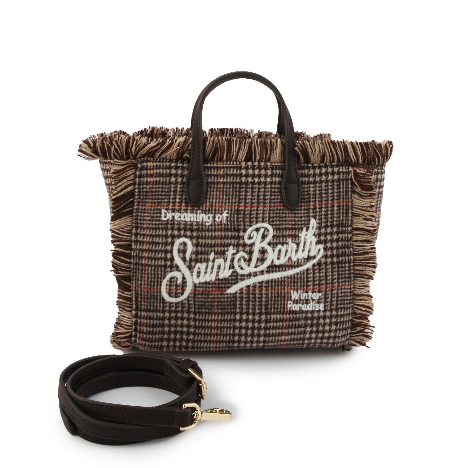 Borsa Vanity Mini Galles Line beige e marrone - annameglio.com abbigliamento moda