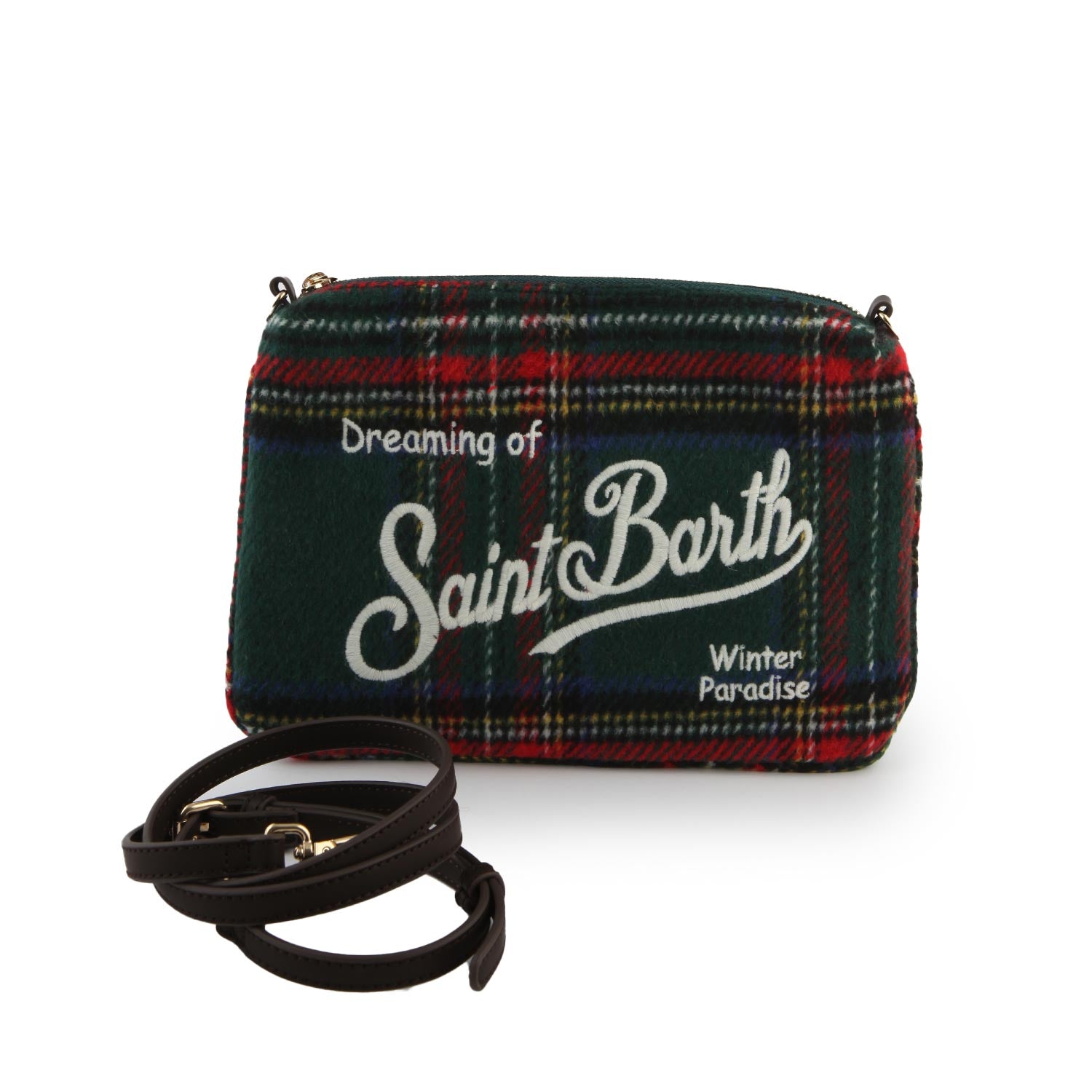 Borsetta Parisienne New Tartan verde e multicolor - annameglio.com abbigliamento moda
