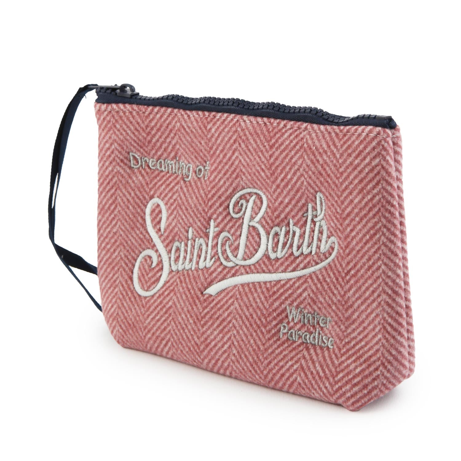 Pochette Aline Donegal rosa chiaro e rosa blush - annameglio.com abbigliamento moda